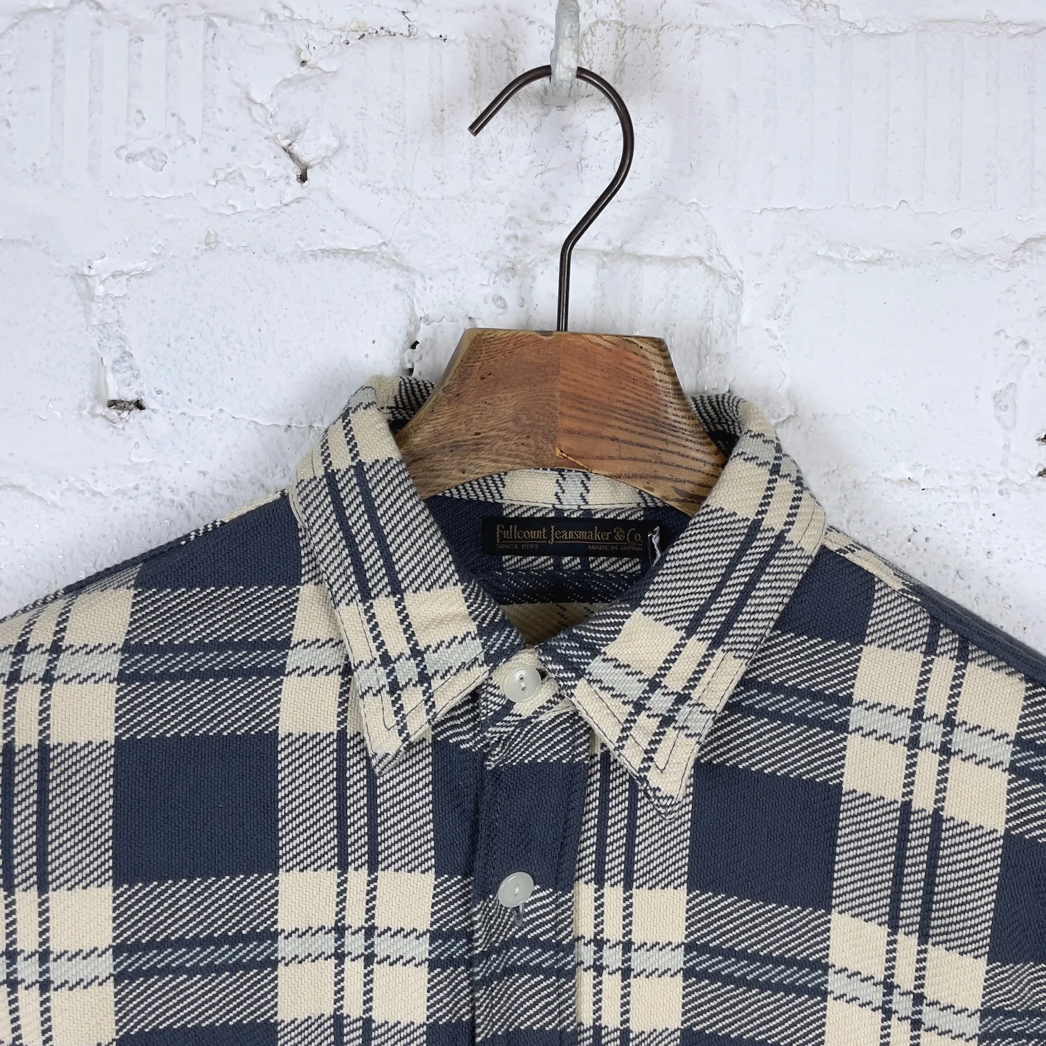 fullcount | 4056 original check cotton flannel shirt “meisner” - Image 4