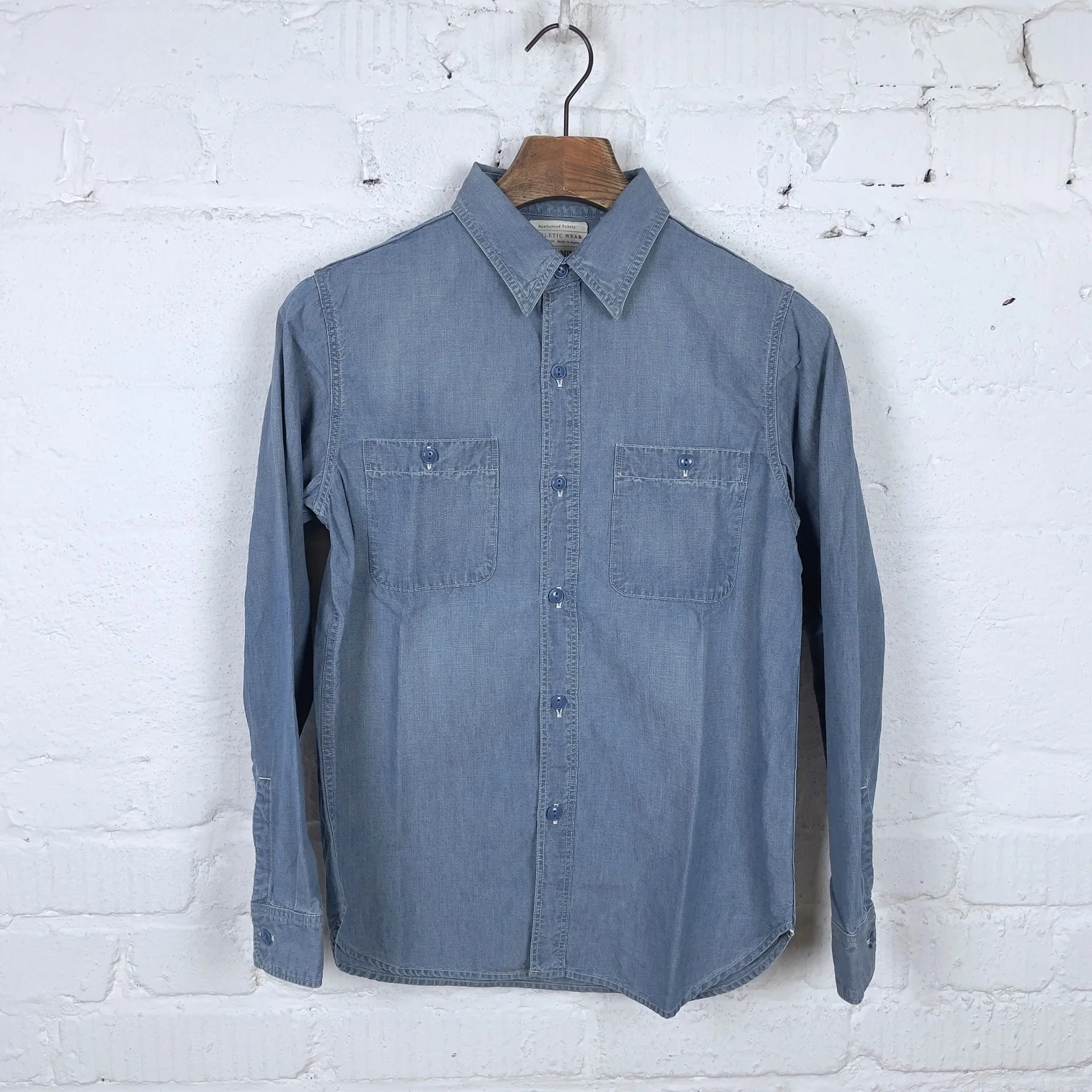 fullcount | 4810hw-3 chambray shirt fade