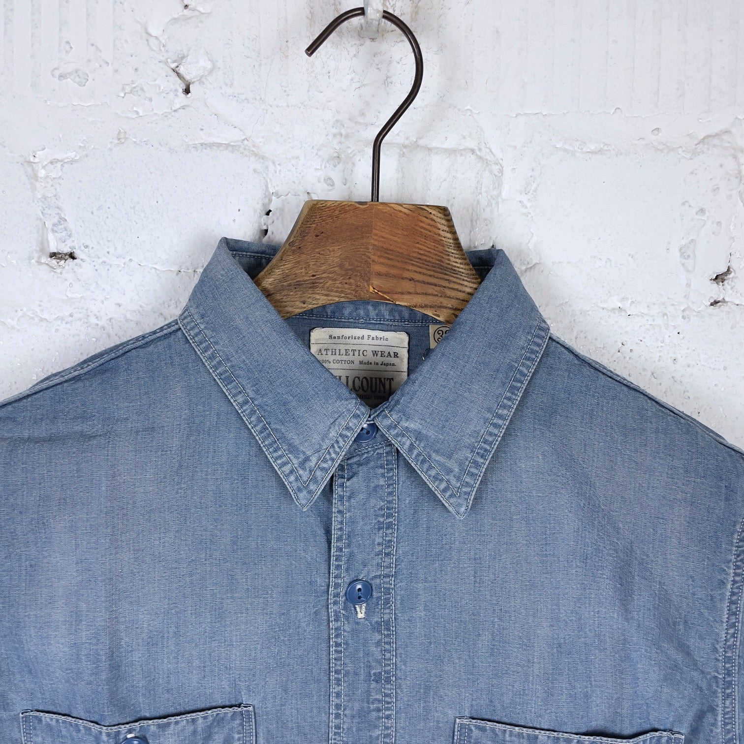 fullcount | 4810hw-3 chambray shirt fade - Image 3