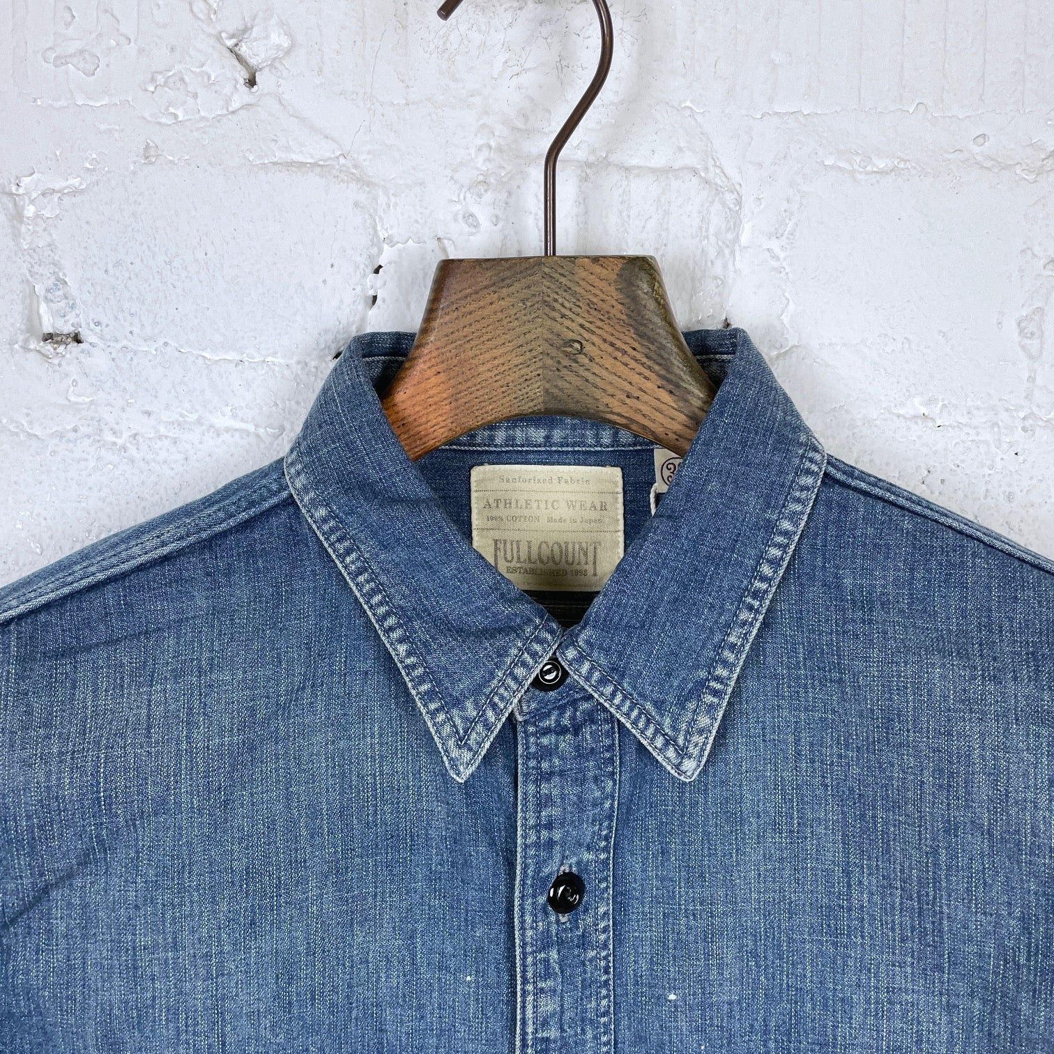 fullcount | 4890 - denim work shirt hw - Image 4