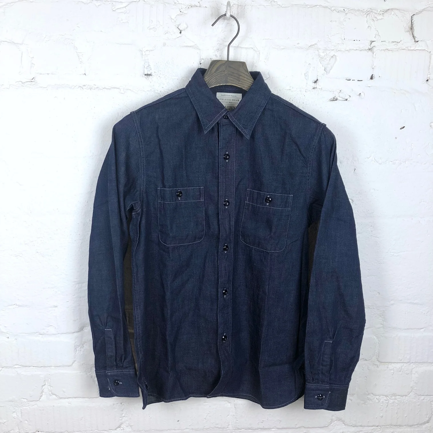 fullcount | 4890 denim work shirt (rinsed)