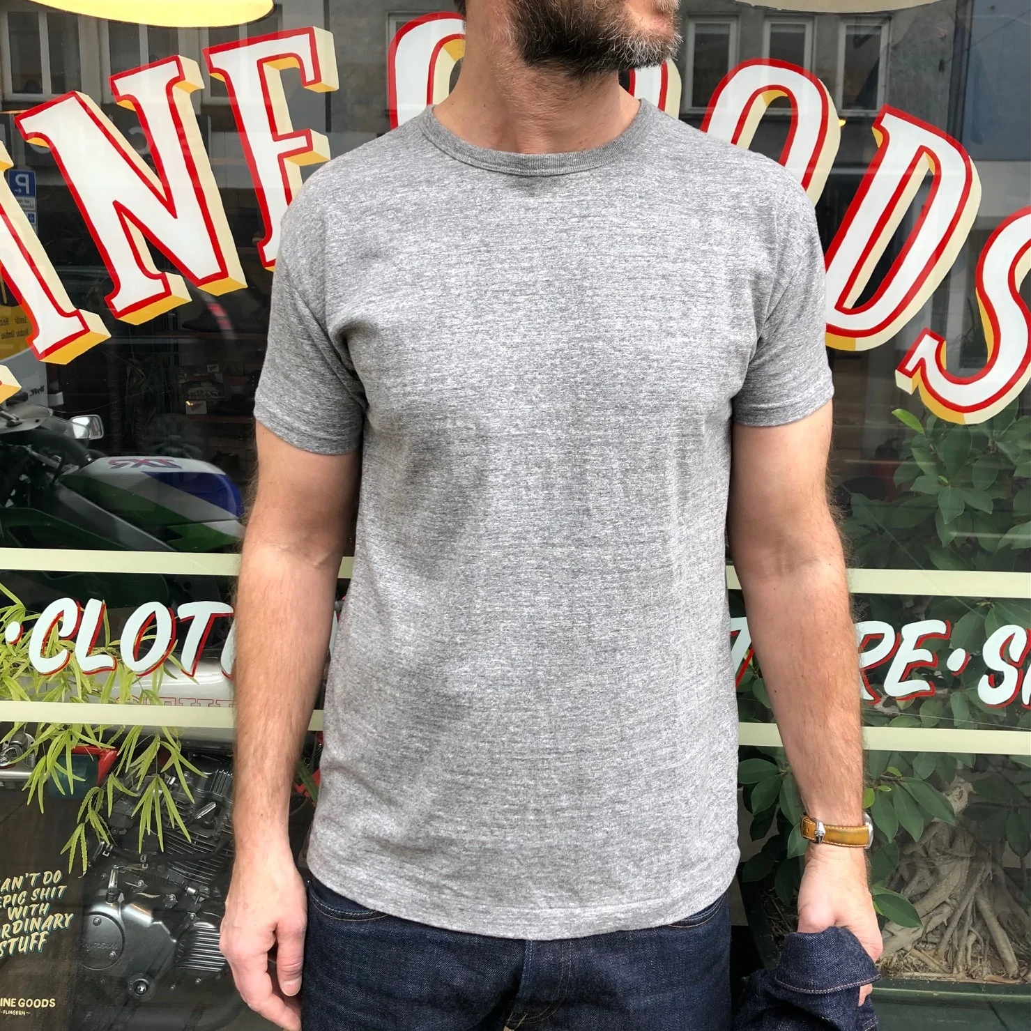fullcount | 5009 heather labor t-shirt - Image 4