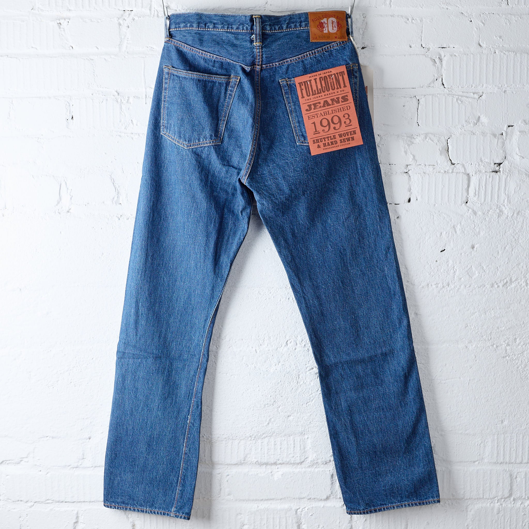 fullcount x stuf|f | 1101-10 "10th anniversary" selvedge jeans - stonewash - Image 3