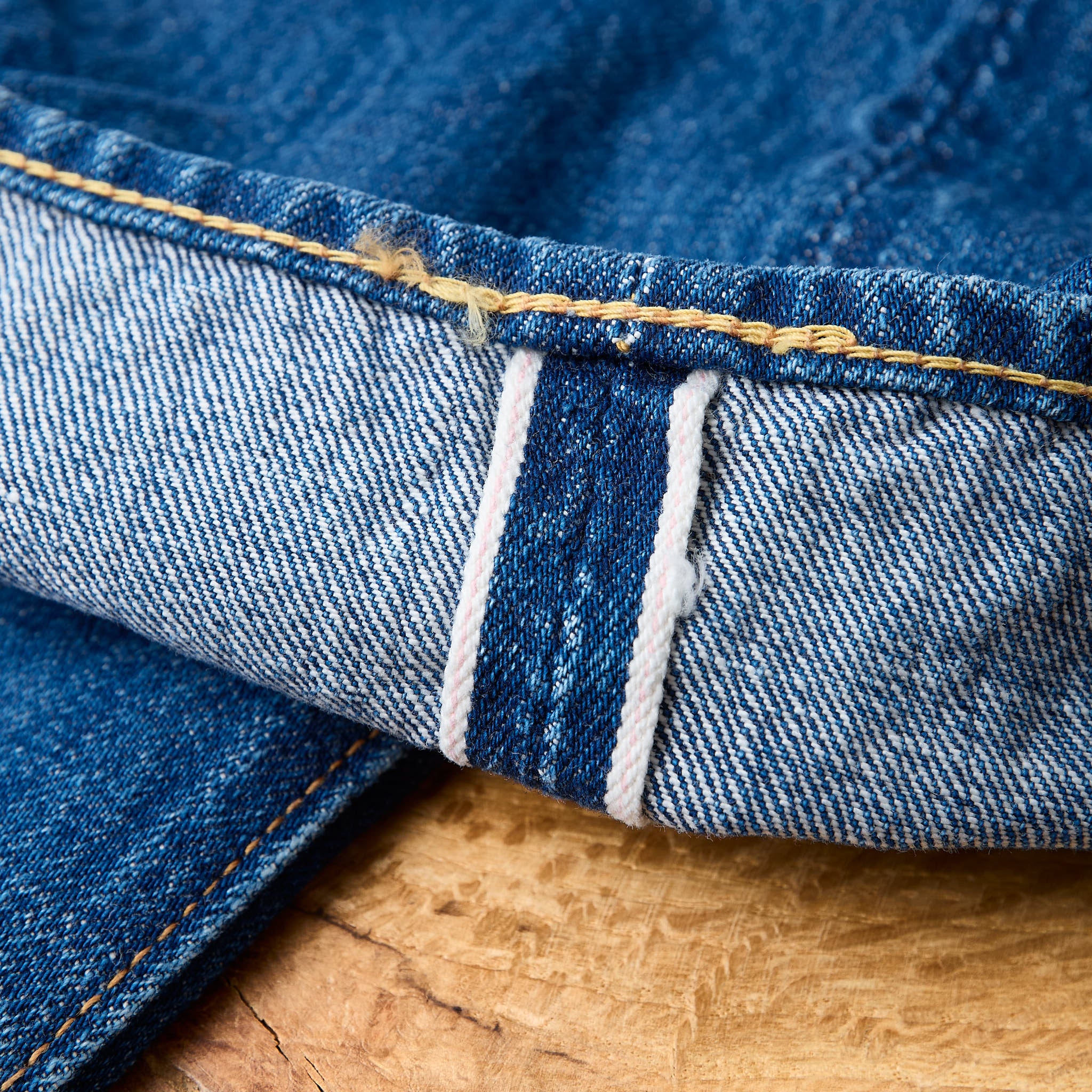 fullcount x stuf|f | 1101-10 "10th anniversary" selvedge jeans - stonewash - Image 8