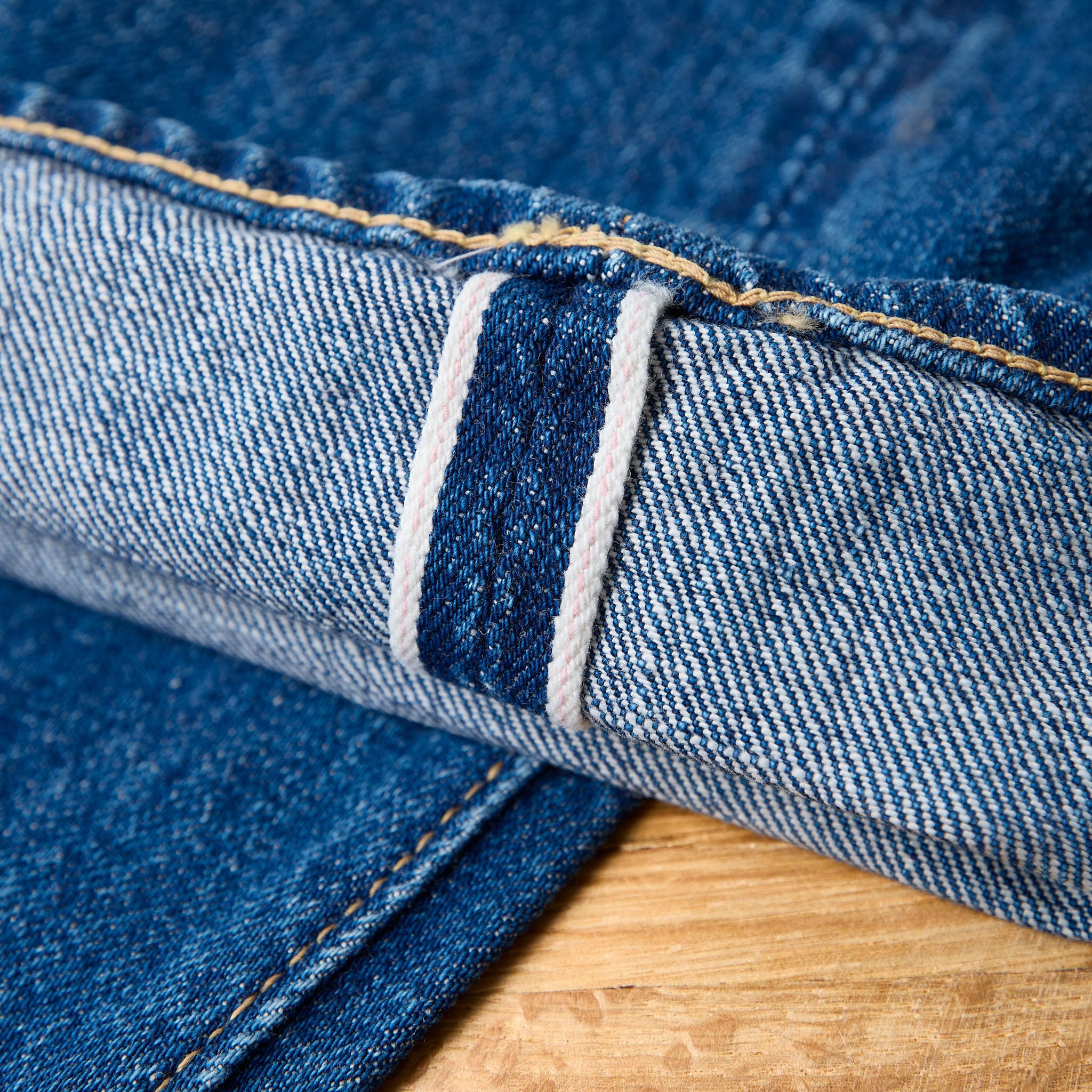 fullcount x stuf|f | 1108-10 "10th anniversary" selvedge jeans - stonewash - Image 8
