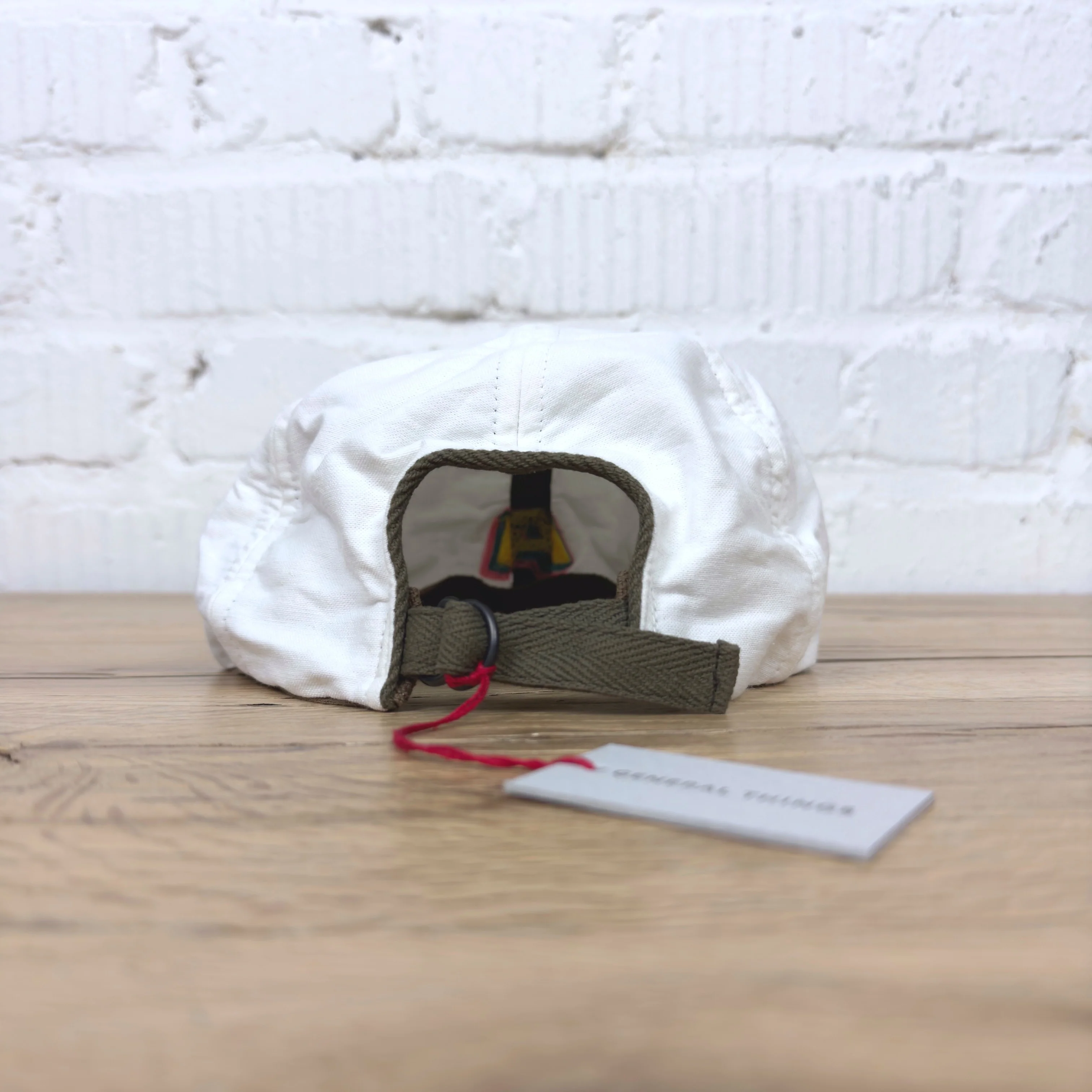 general things | white cap - "a" embroidery - Image 4