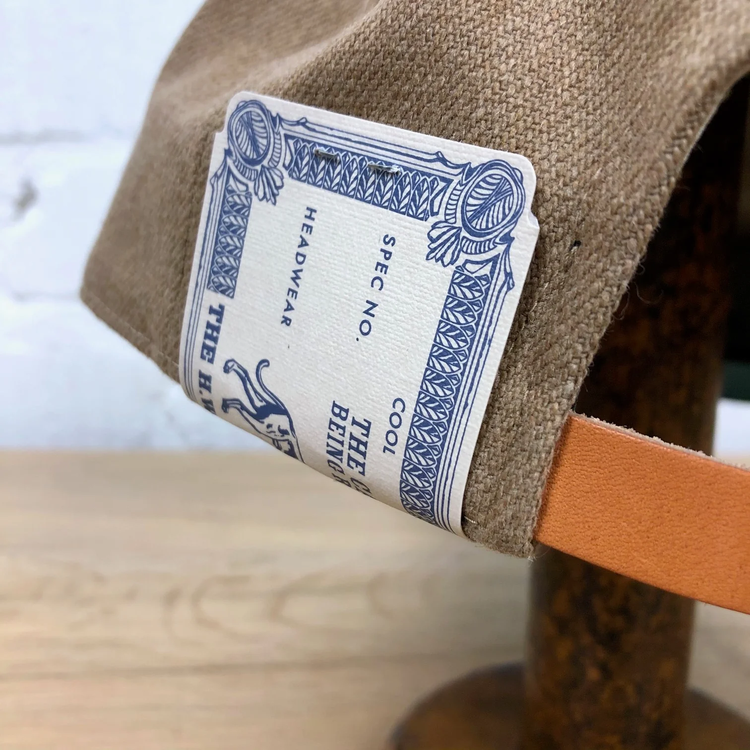 h.w. dog & co. | d-00001 baseball cap beige - Image 3