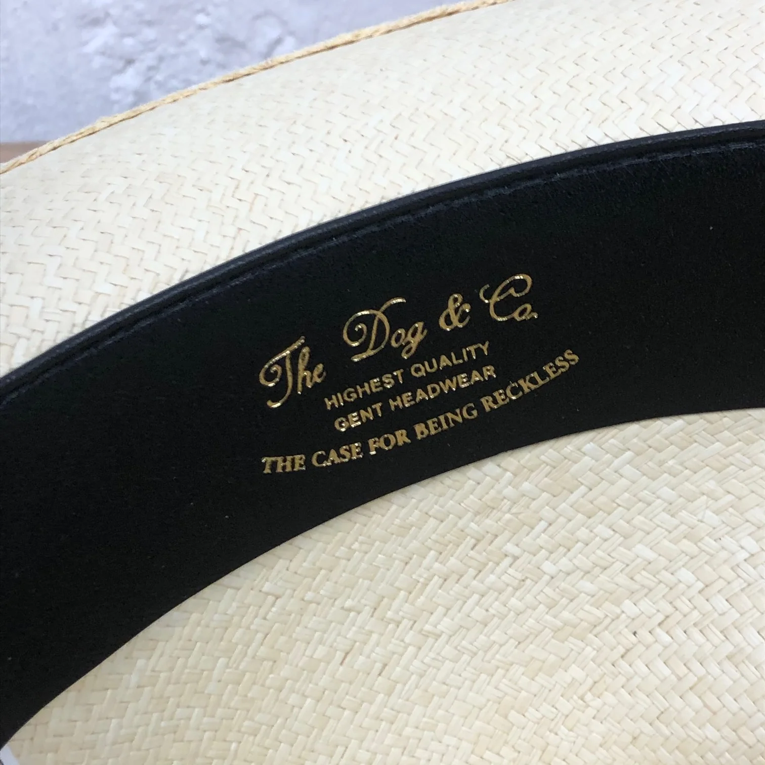 h.w. dog & co. | t-drop panama hat natural - Image 4