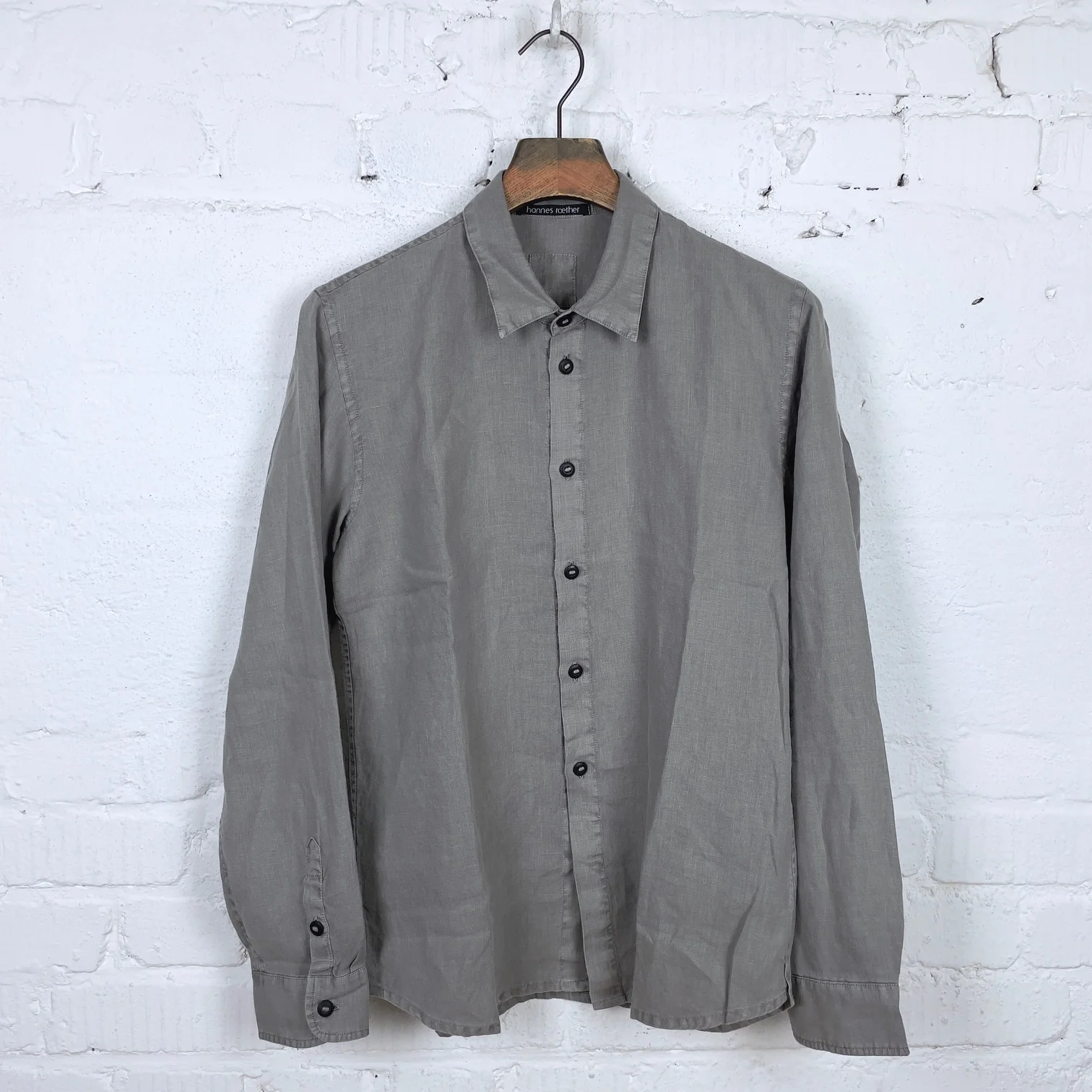 hannes roether | leinenhemd er29o.601 mesh cd