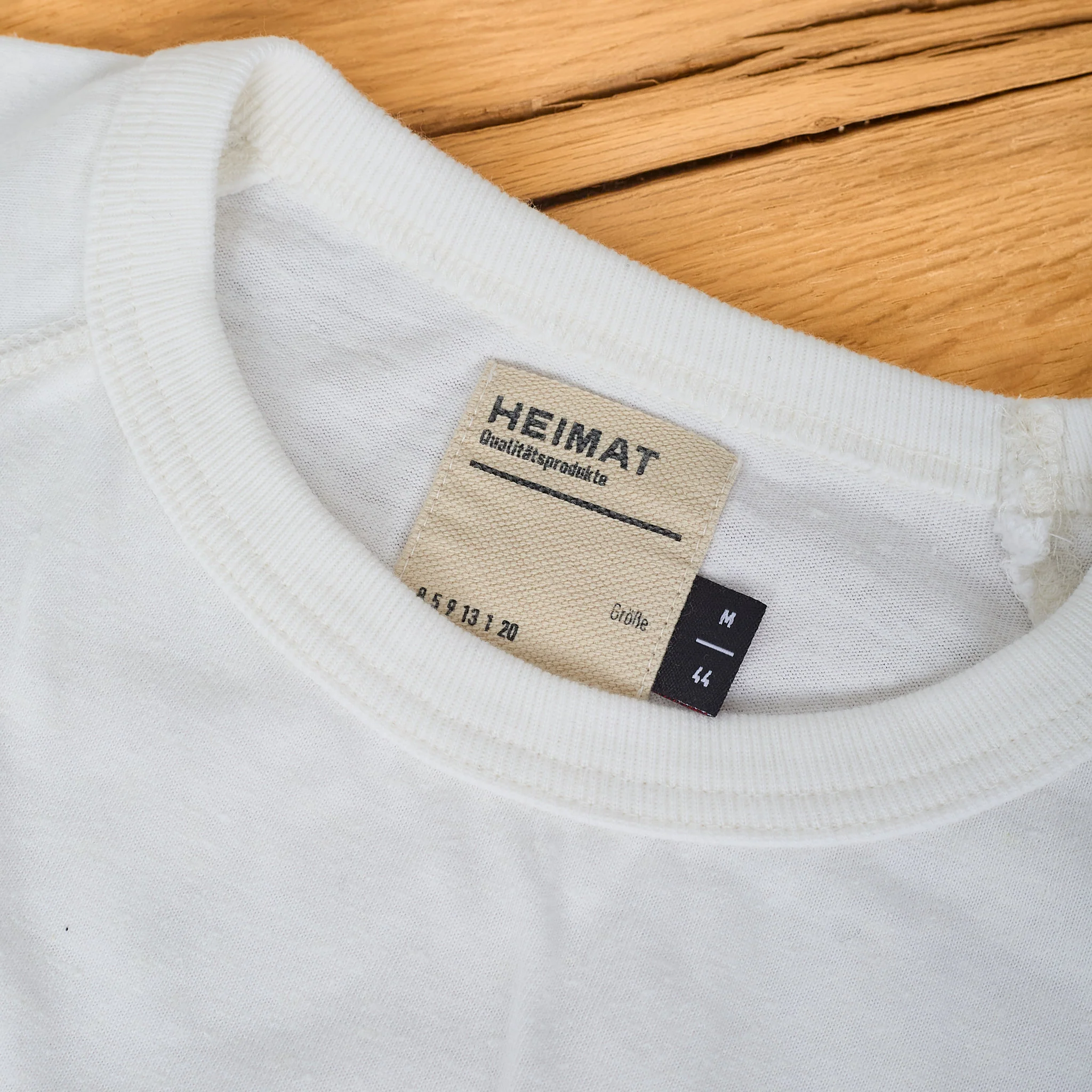 heimat textil | cotton hemp tee - white - Image 4