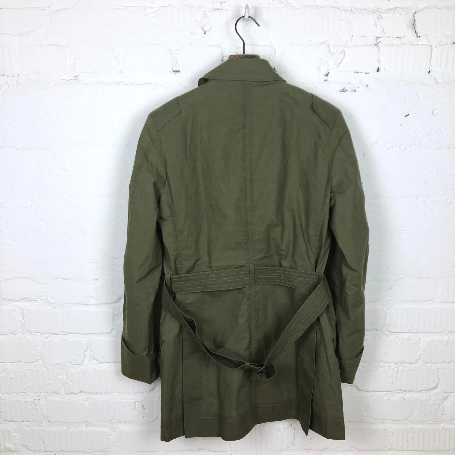hidden aces | k3201 jupiter trenchcoat dusky green - Image 7