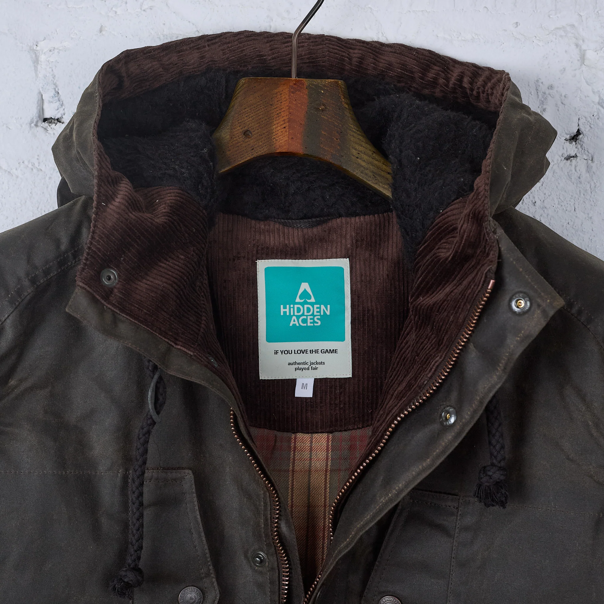 hidden aces | k1005 zephyr ii padded wax-parka - mocca - Image 4