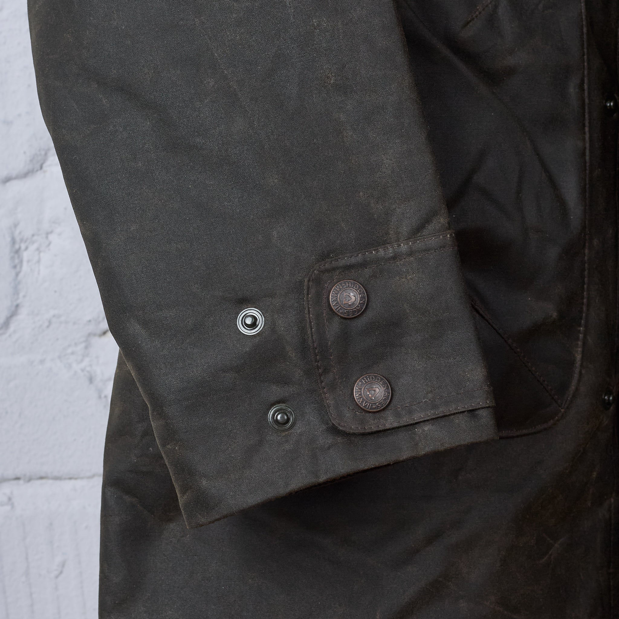 hidden aces | k1005 zephyr ii padded wax-parka - mocca - Image 9