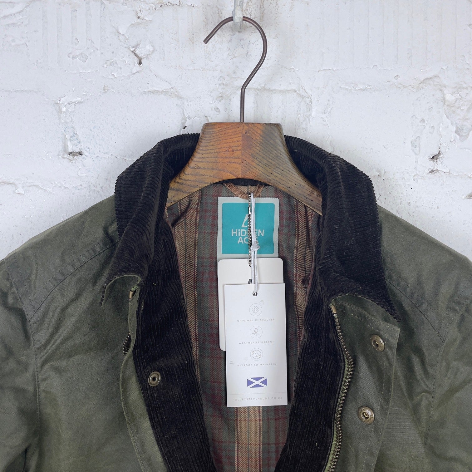 hidden aces | k6504 pollux ranger waxed winter jacket - army - Image 3