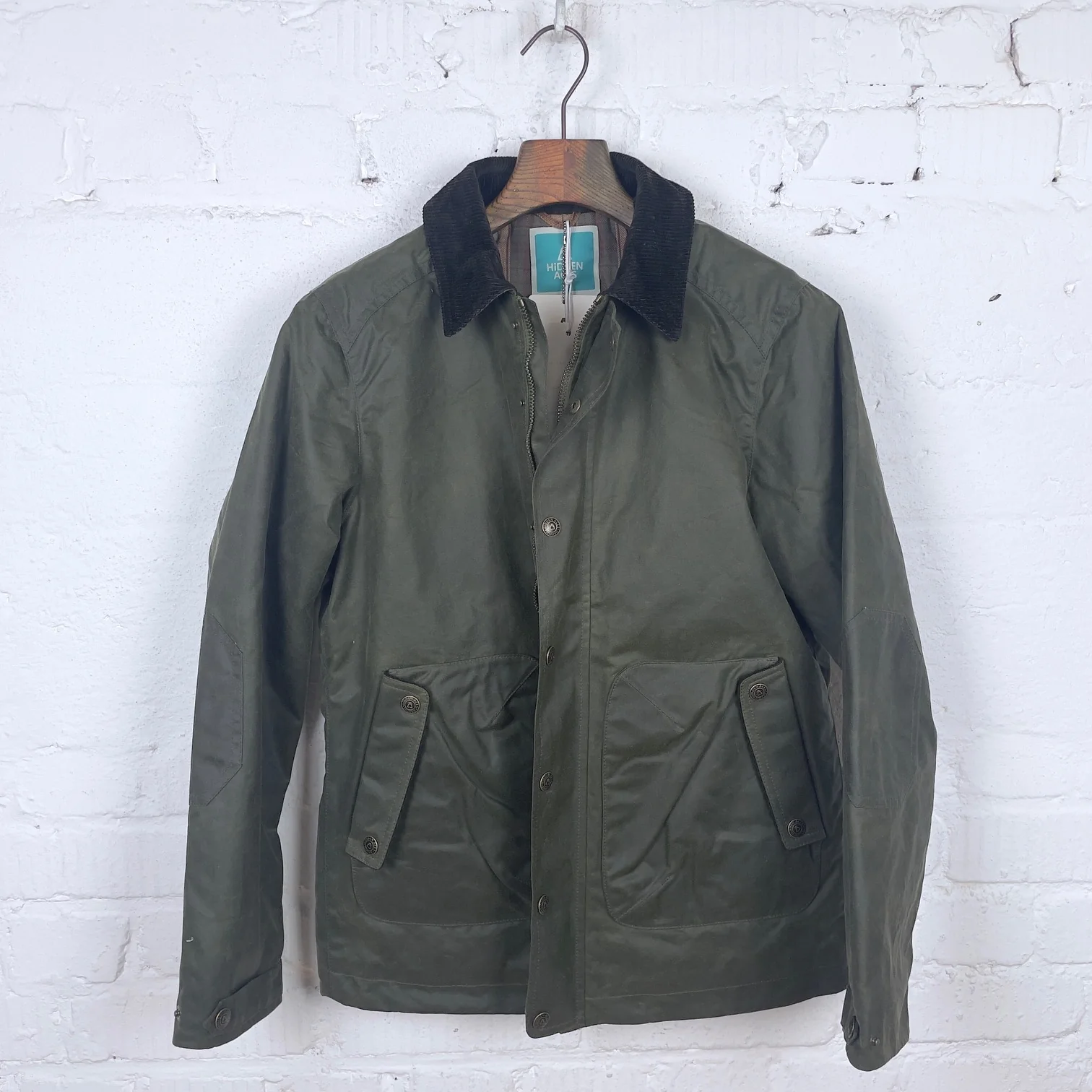 hidden aces | k6504 pollux ranger waxed winter jacket - army - Image 4