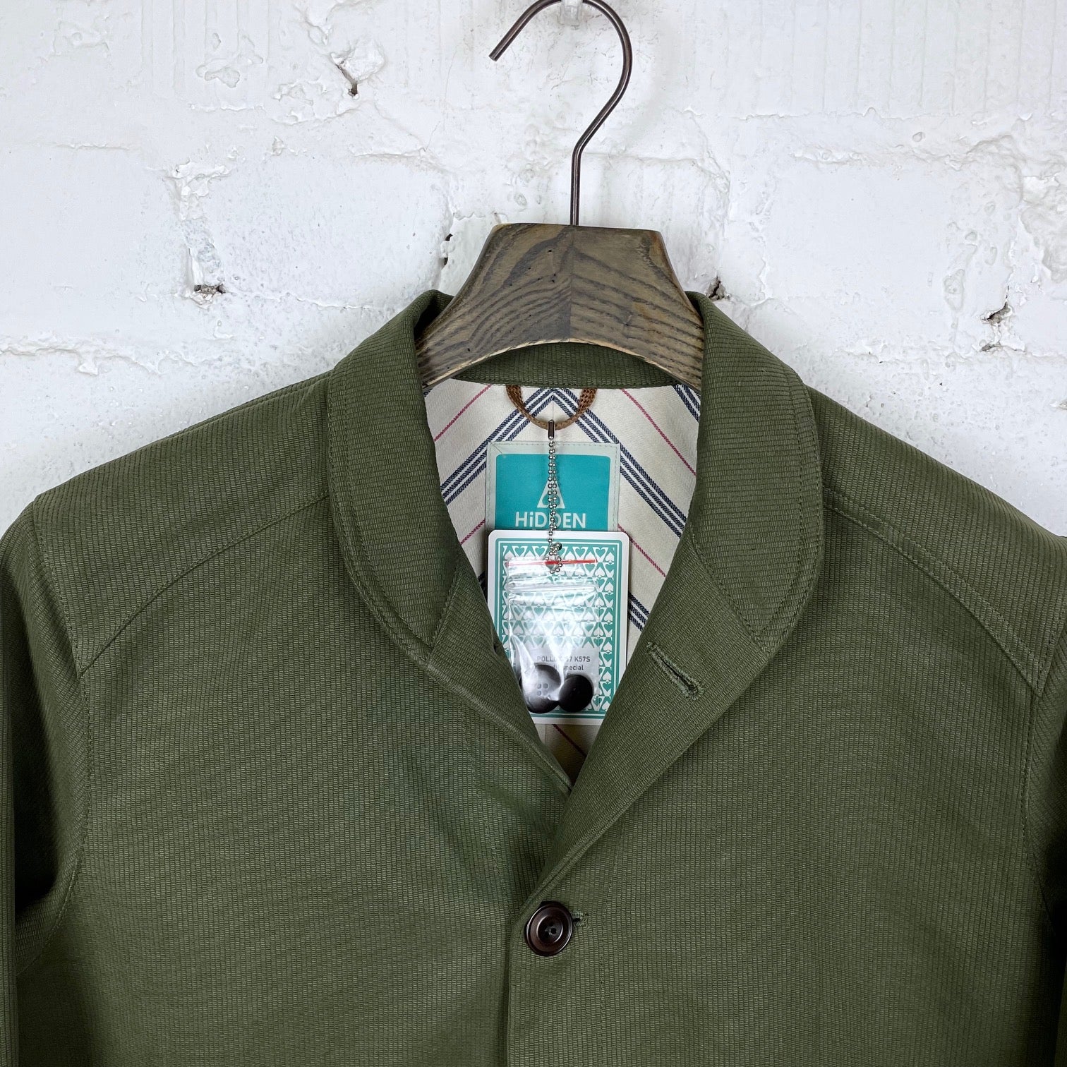 hidden aces x stuf|f | k5703 pollux 57s cossack style shirt jacket - olive - Image 6