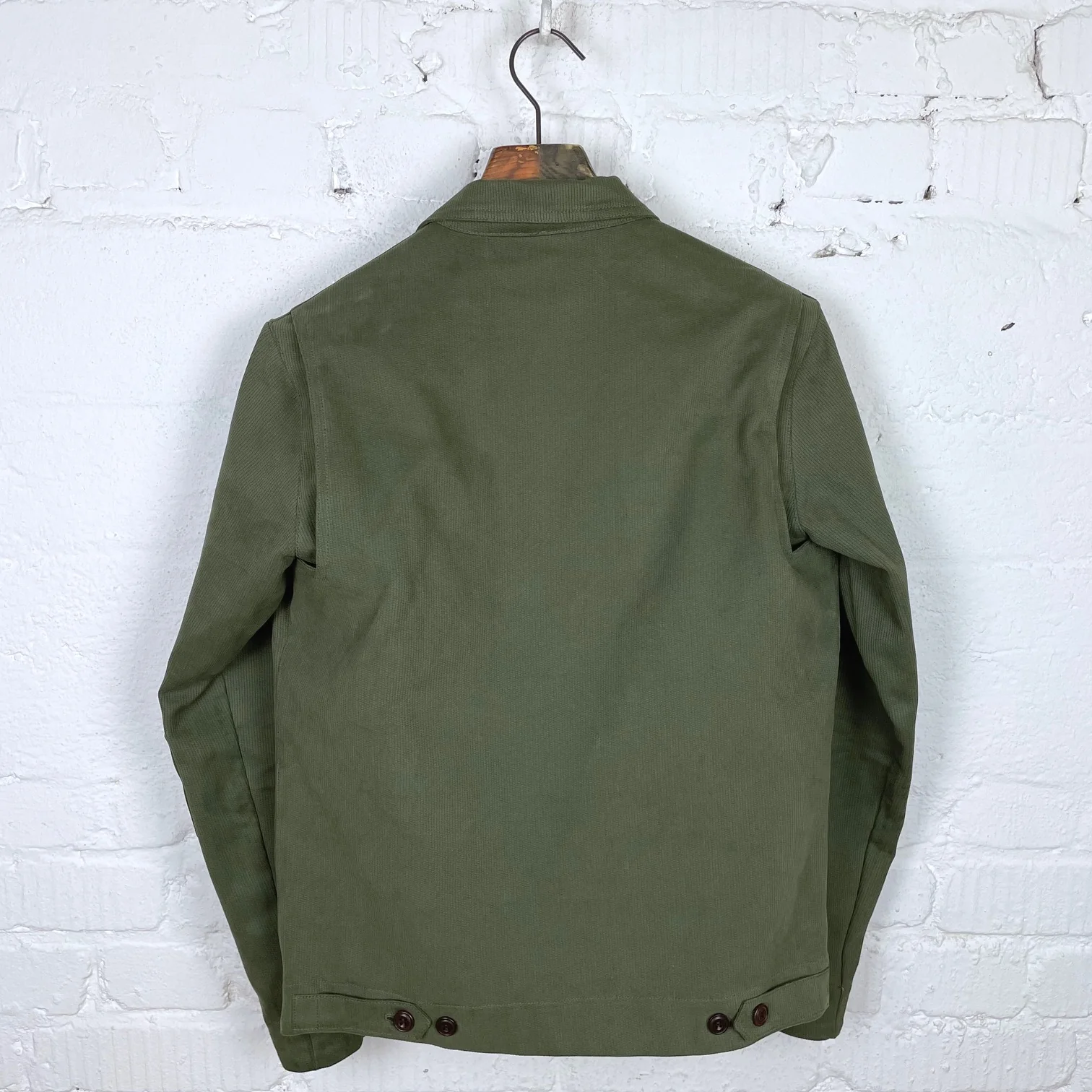 hidden aces x stuf|f | k5703 pollux 57s cossack style shirt jacket - olive - Image 8