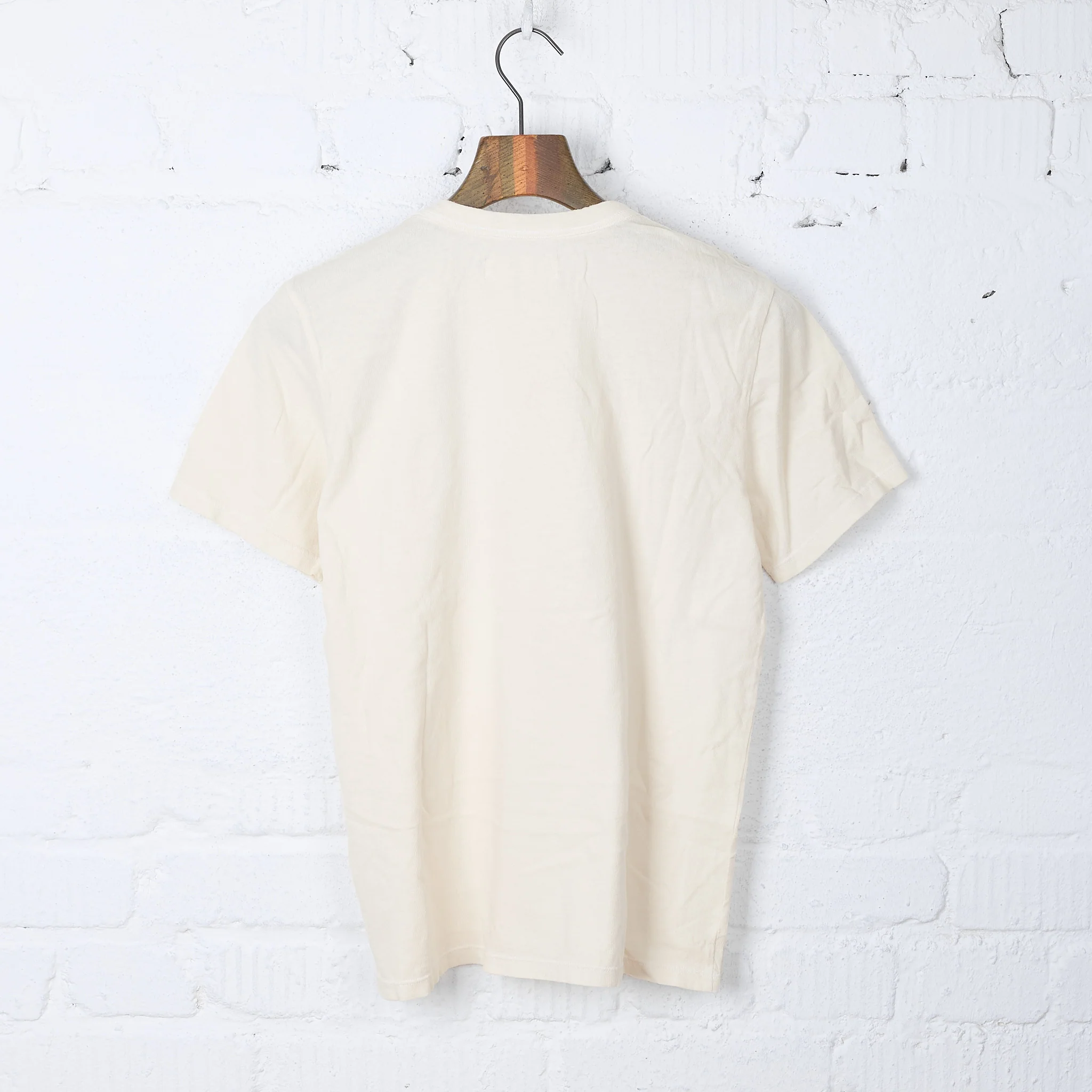 imogene + willie | classic knit midweight crew - vintage white - Image 3