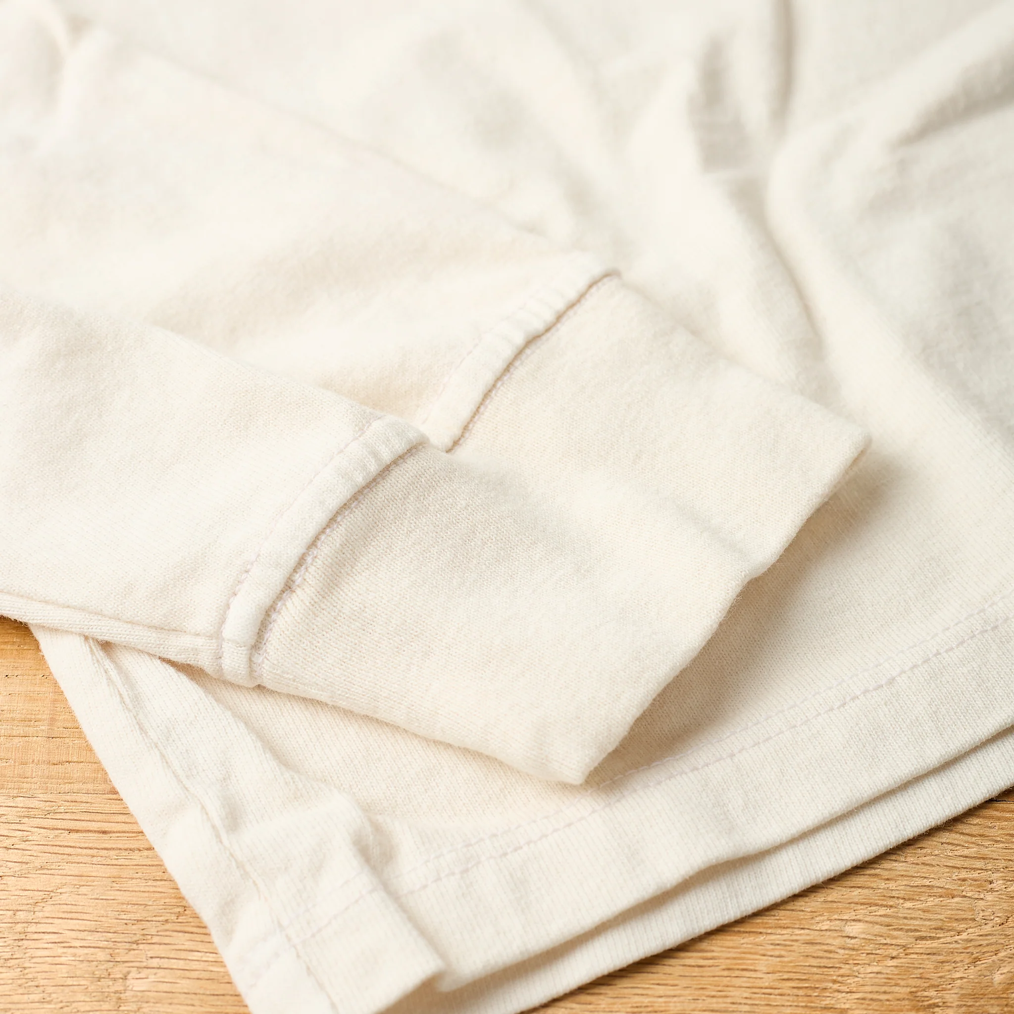 imogene + willie | long sleeve pocket tee in vintage white - Image 5