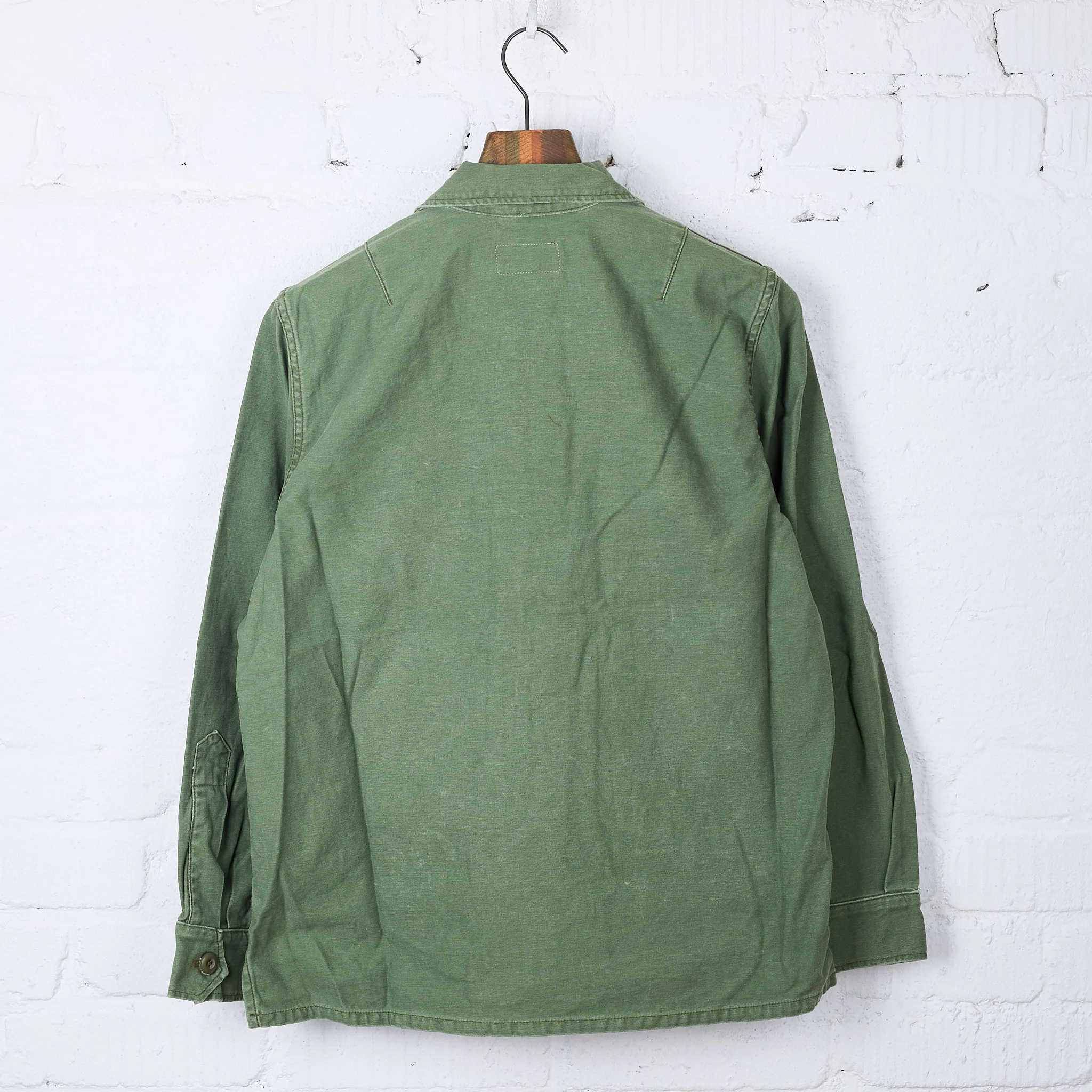 imogene + willie | military shirt jacket in fatigue green - Image 3