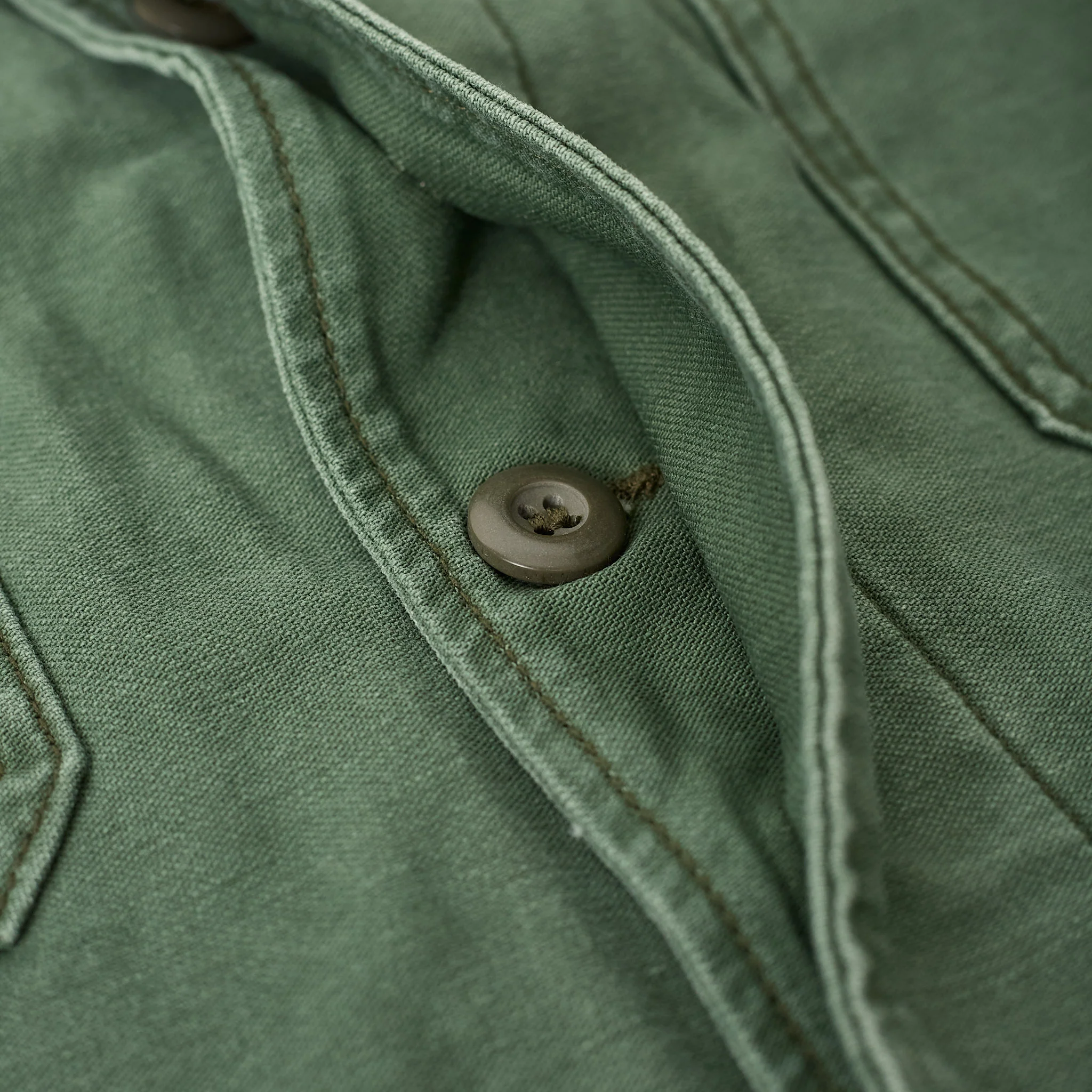 imogene + willie | military shirt jacket in fatigue green - Image 6
