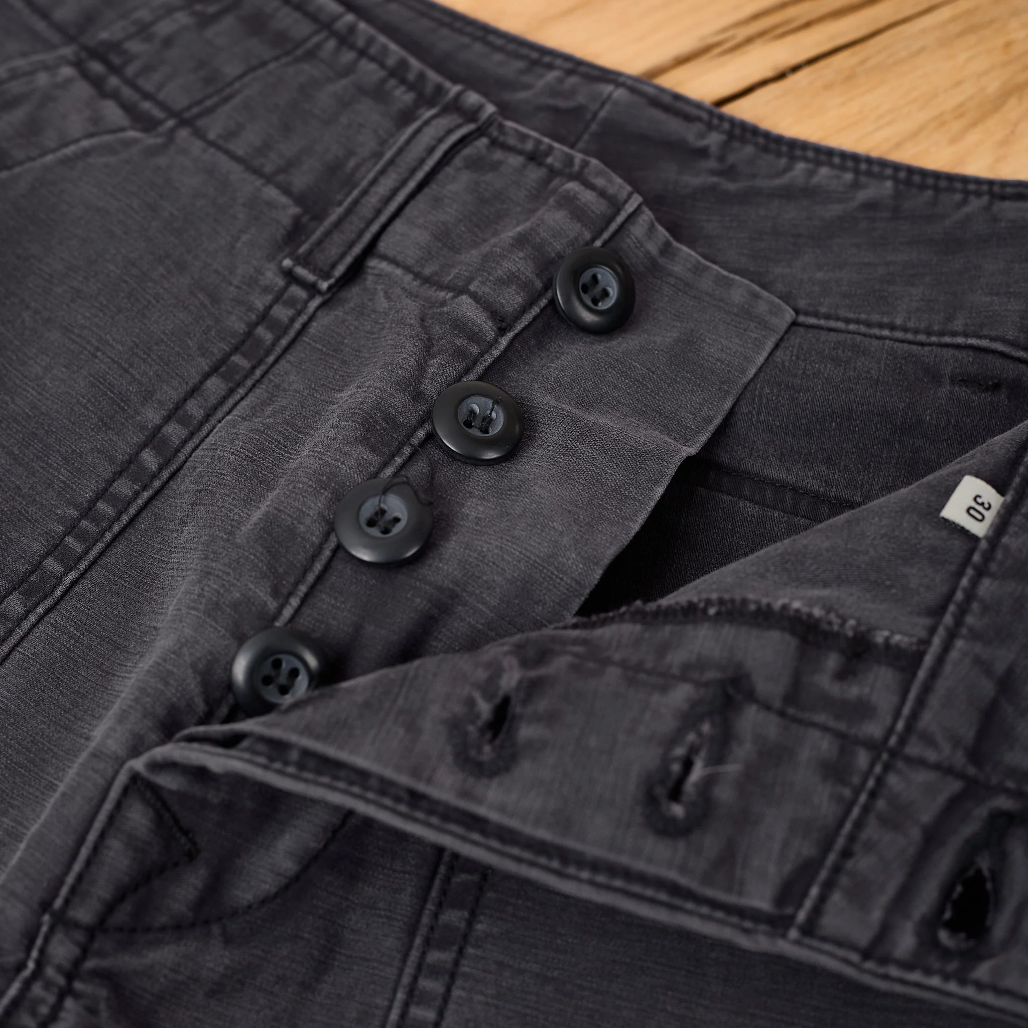 imogene + willie | oliver military trouser in black - Image 5