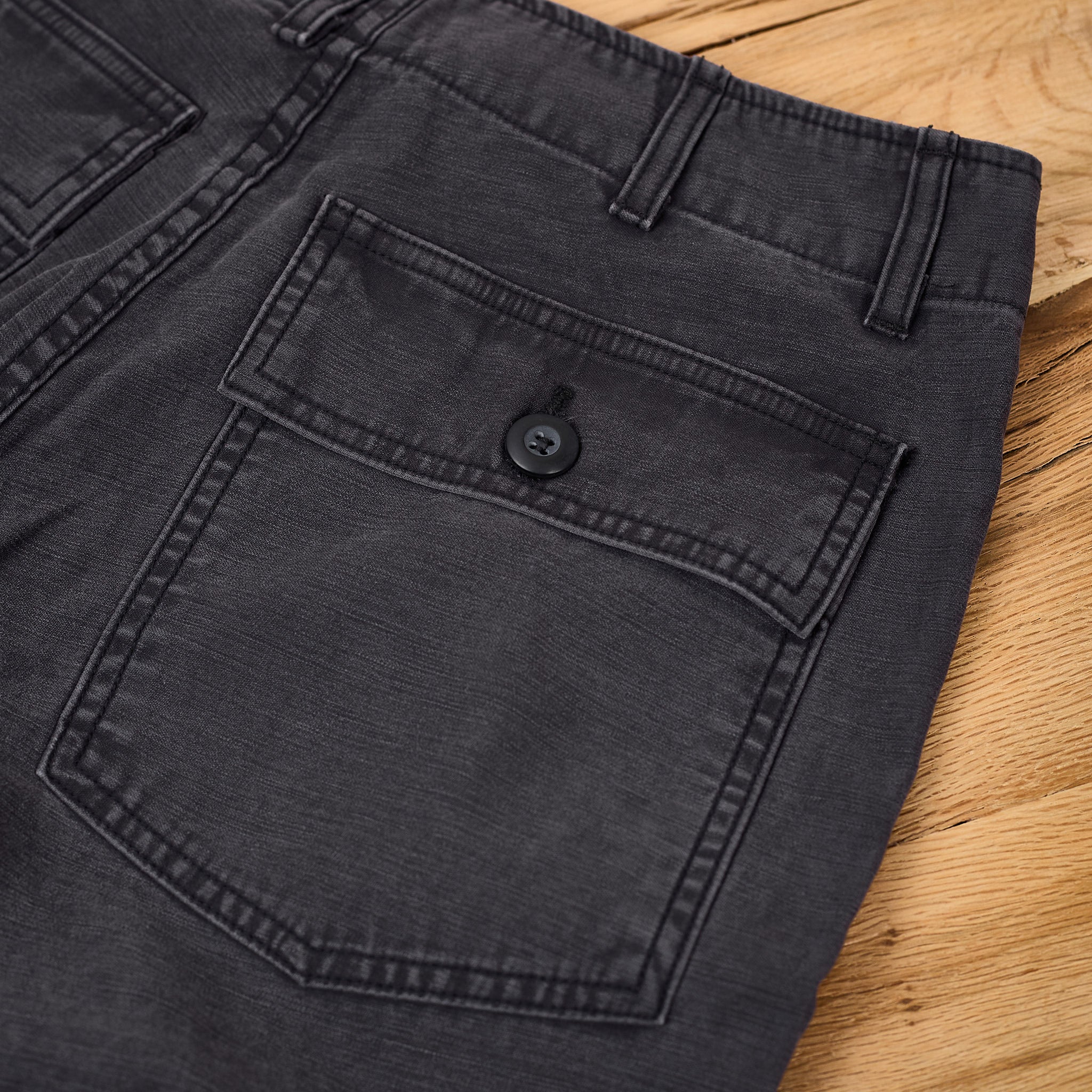 imogene + willie | oliver military trouser in black - Image 7