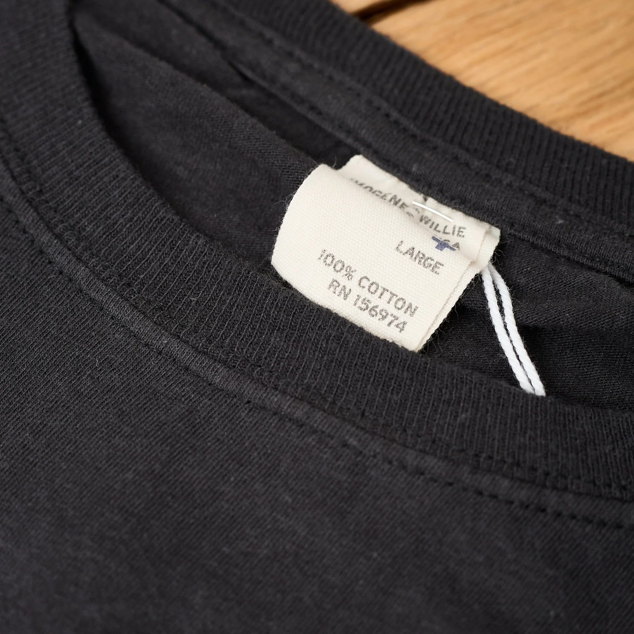 imogene + willie | the cotton project tee in faded black (2-pack) - Image 5