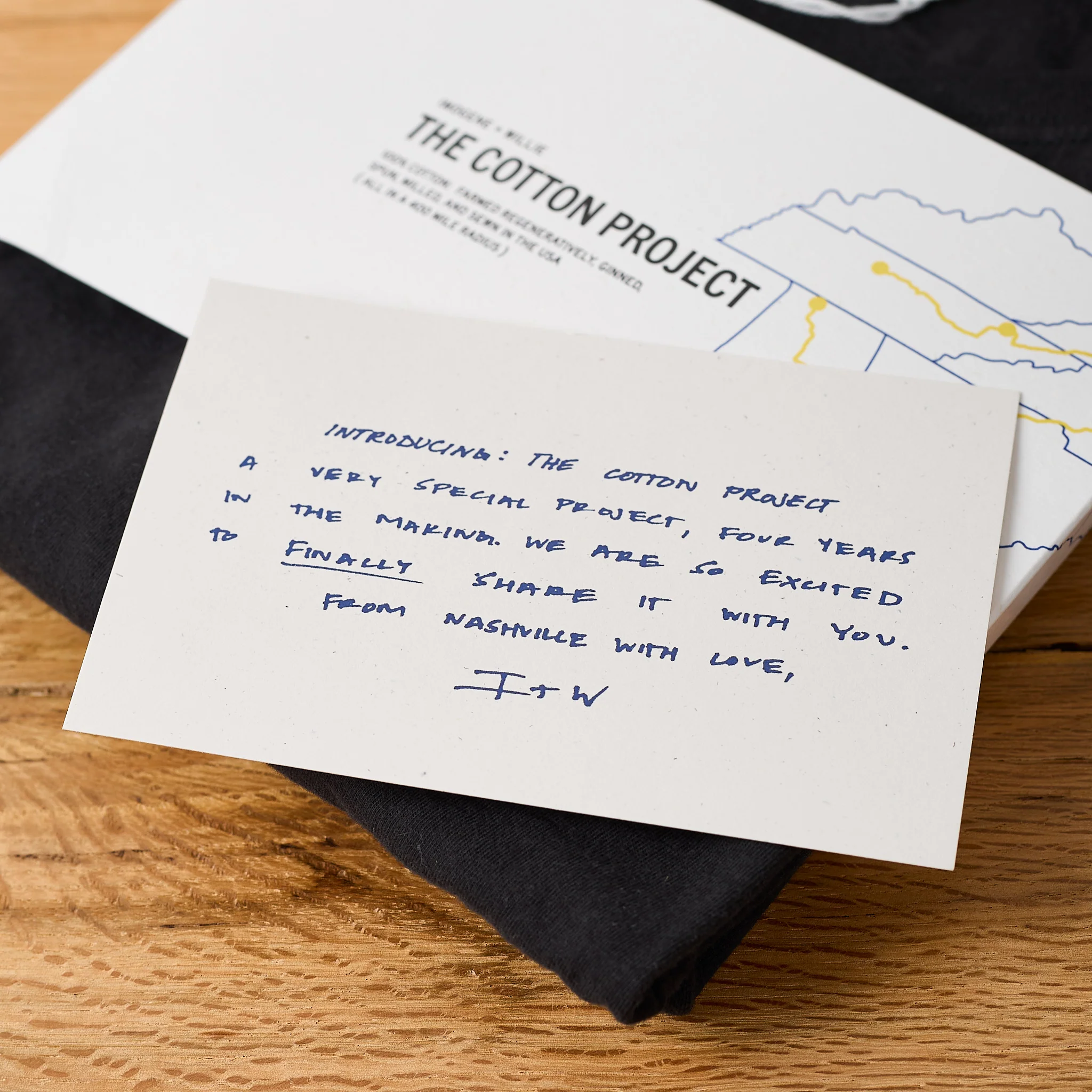 imogene + willie | the cotton project tee in faded black (2-pack) - Image 6