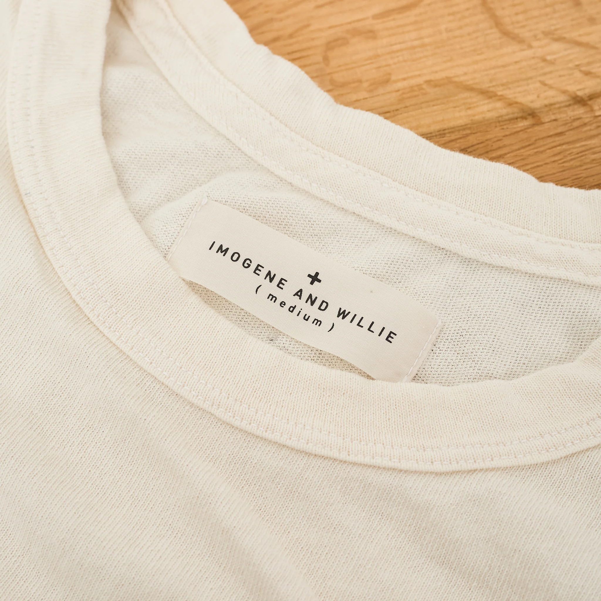 imogene + willie | the "nashville" tee in vintage white - Image 5