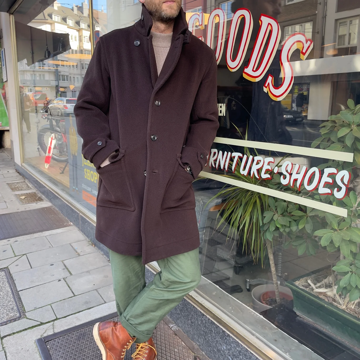 invertère | chester coat - brown - Image 2