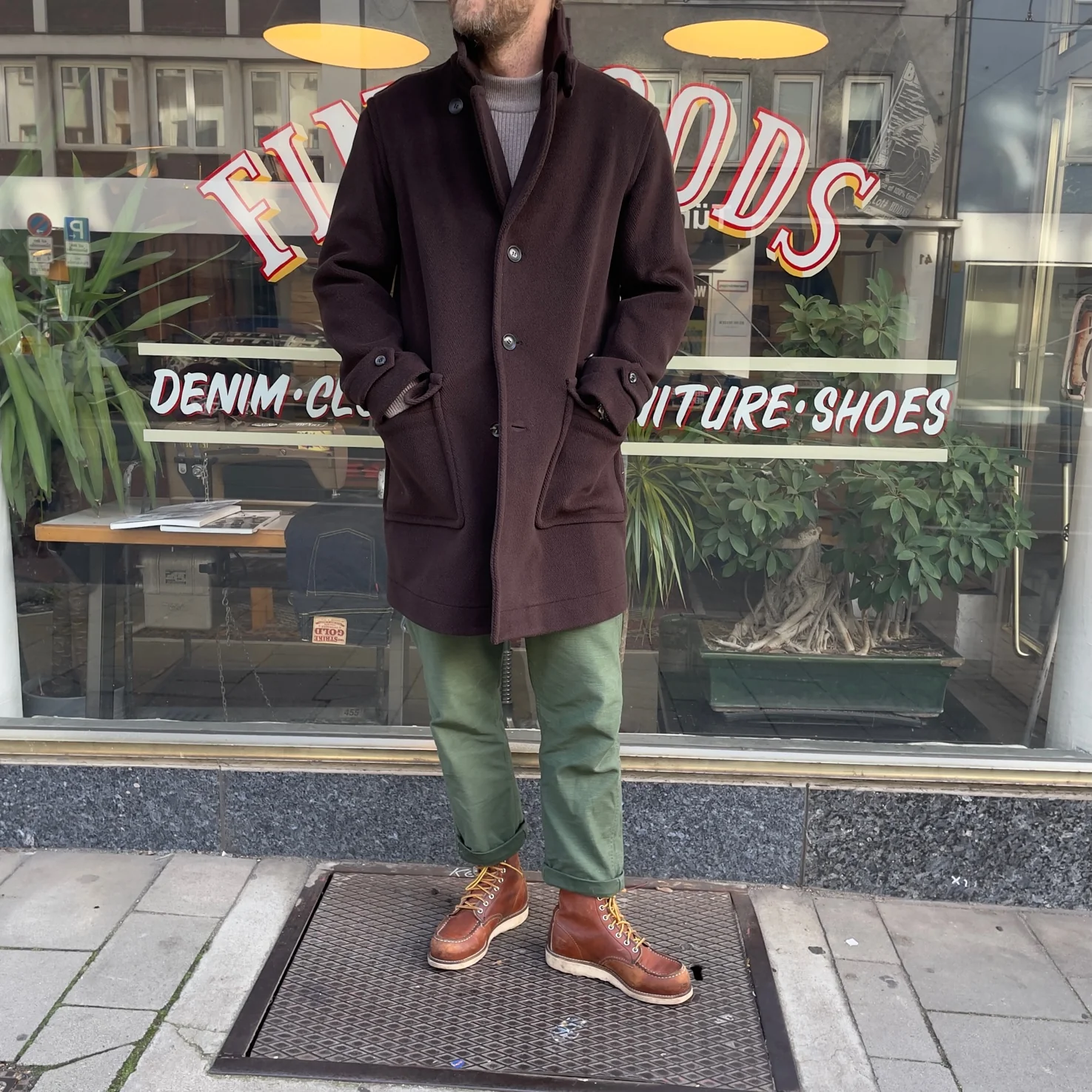 invertère | chester coat - brown - Image 3
