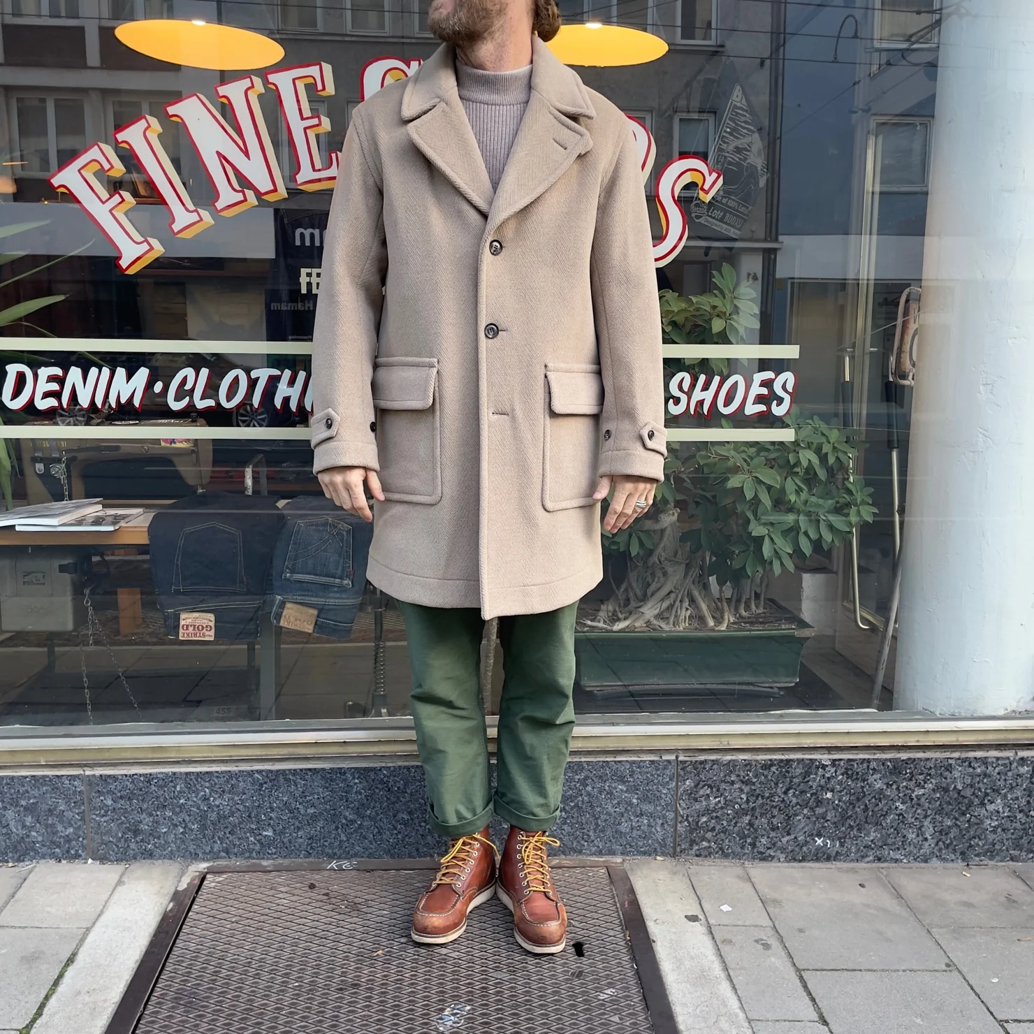 invertère | chester coat - porridge - Image 3