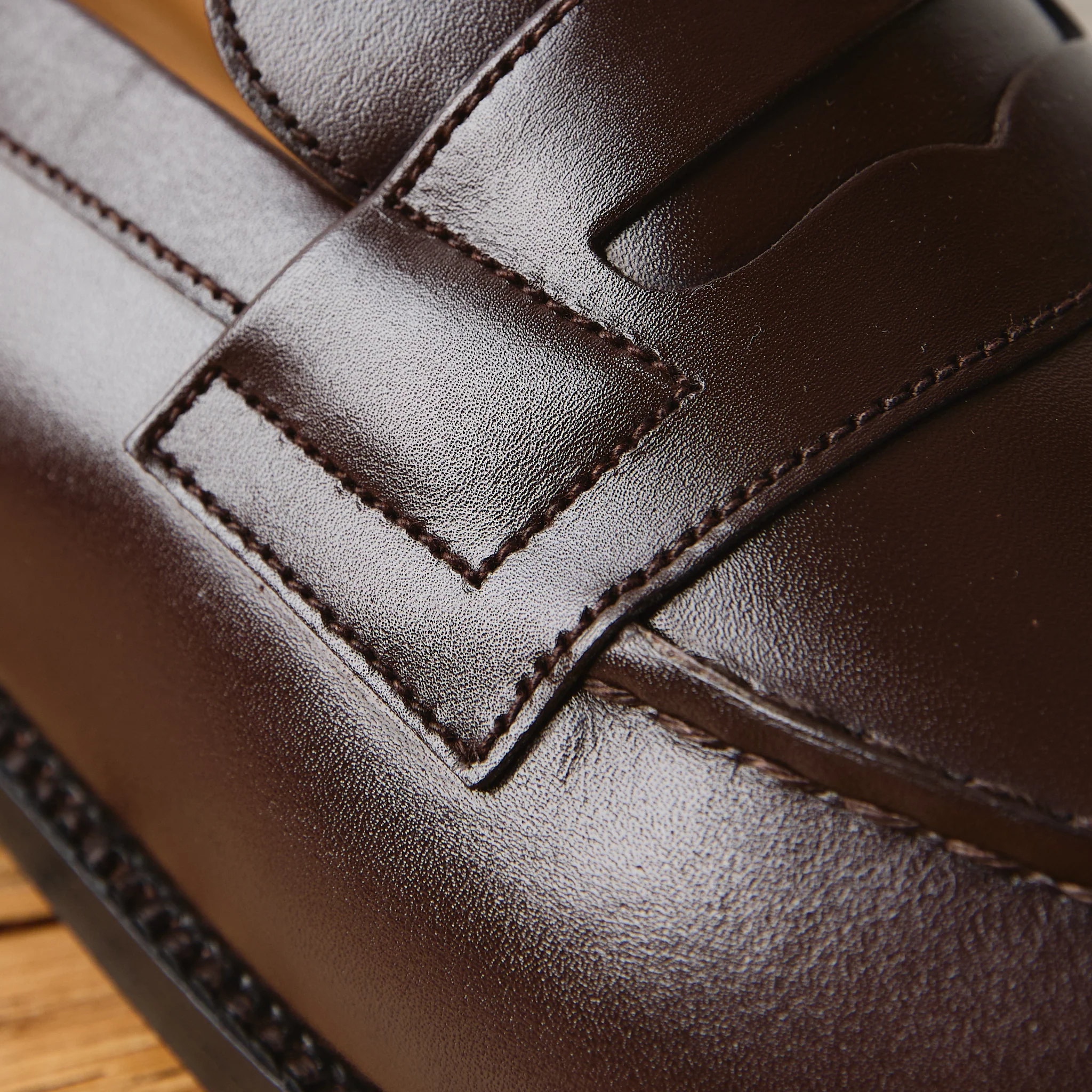 j.m. weston | loafer 180 chocolate boxcalf - Image 5