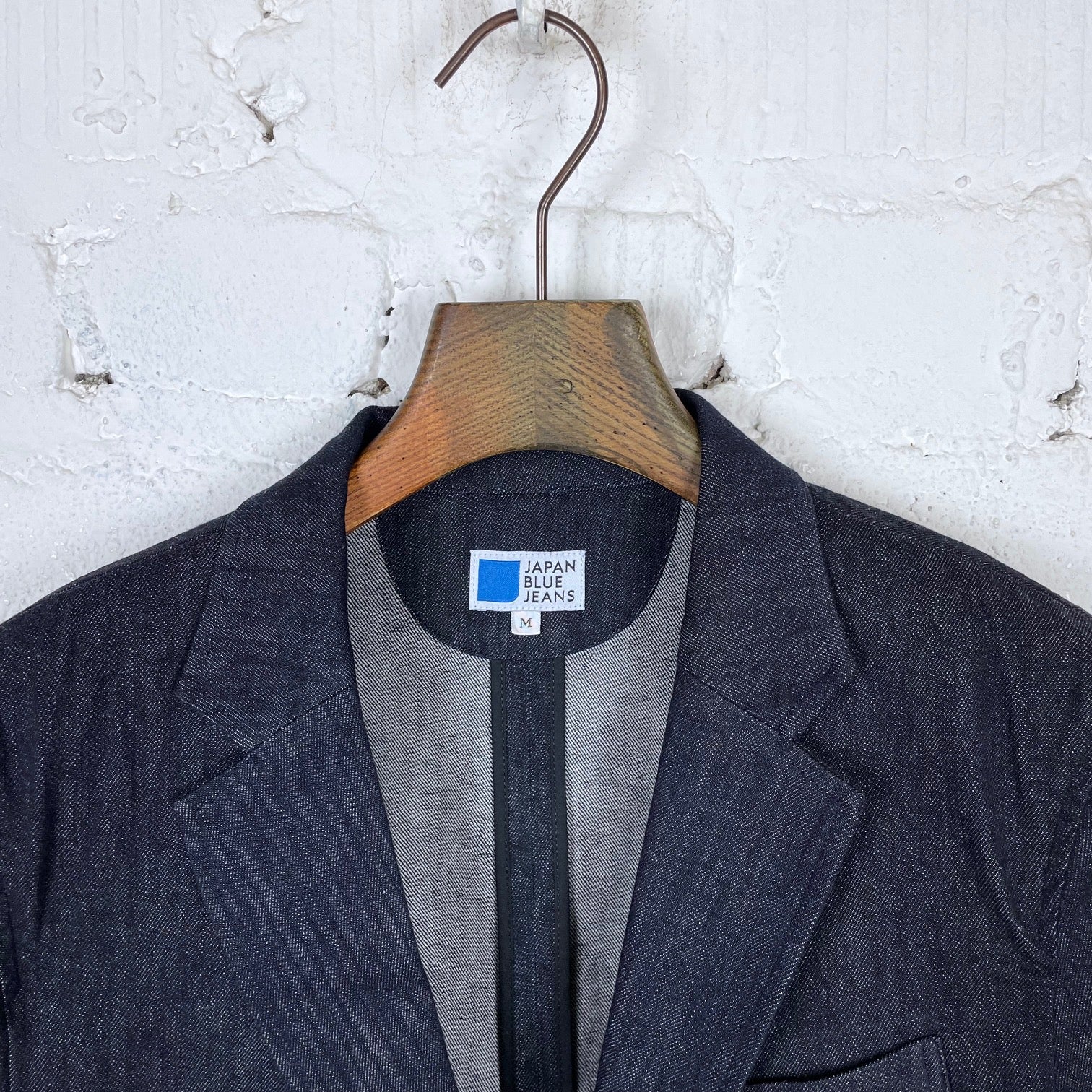 japan blue | j399462 shin-denim tailored jacket navy - Image 4