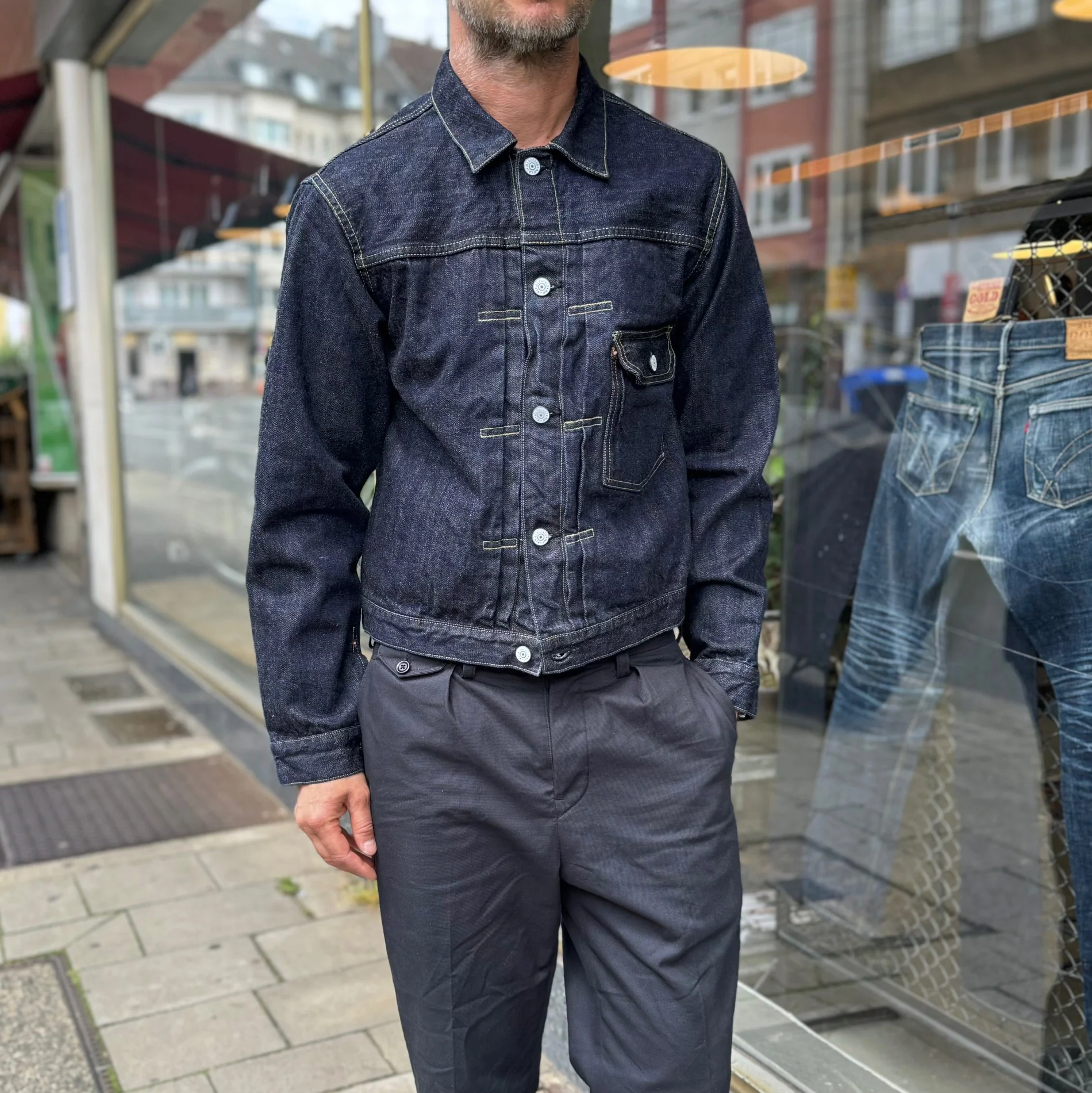 jelado | 'age of longing' black tag 407exx denim jacket - Image 2