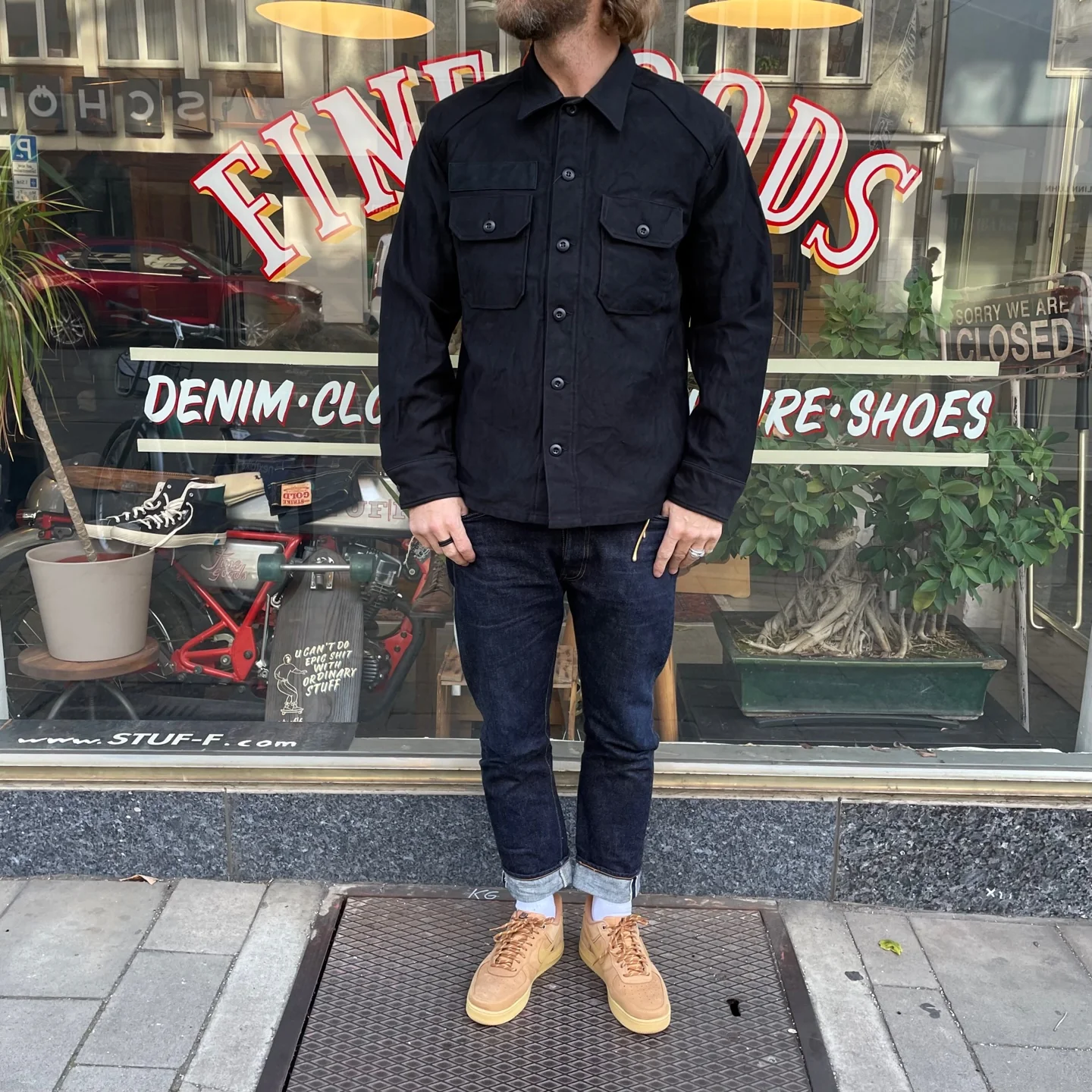 jelado | cog108 field shirt black - Image 3