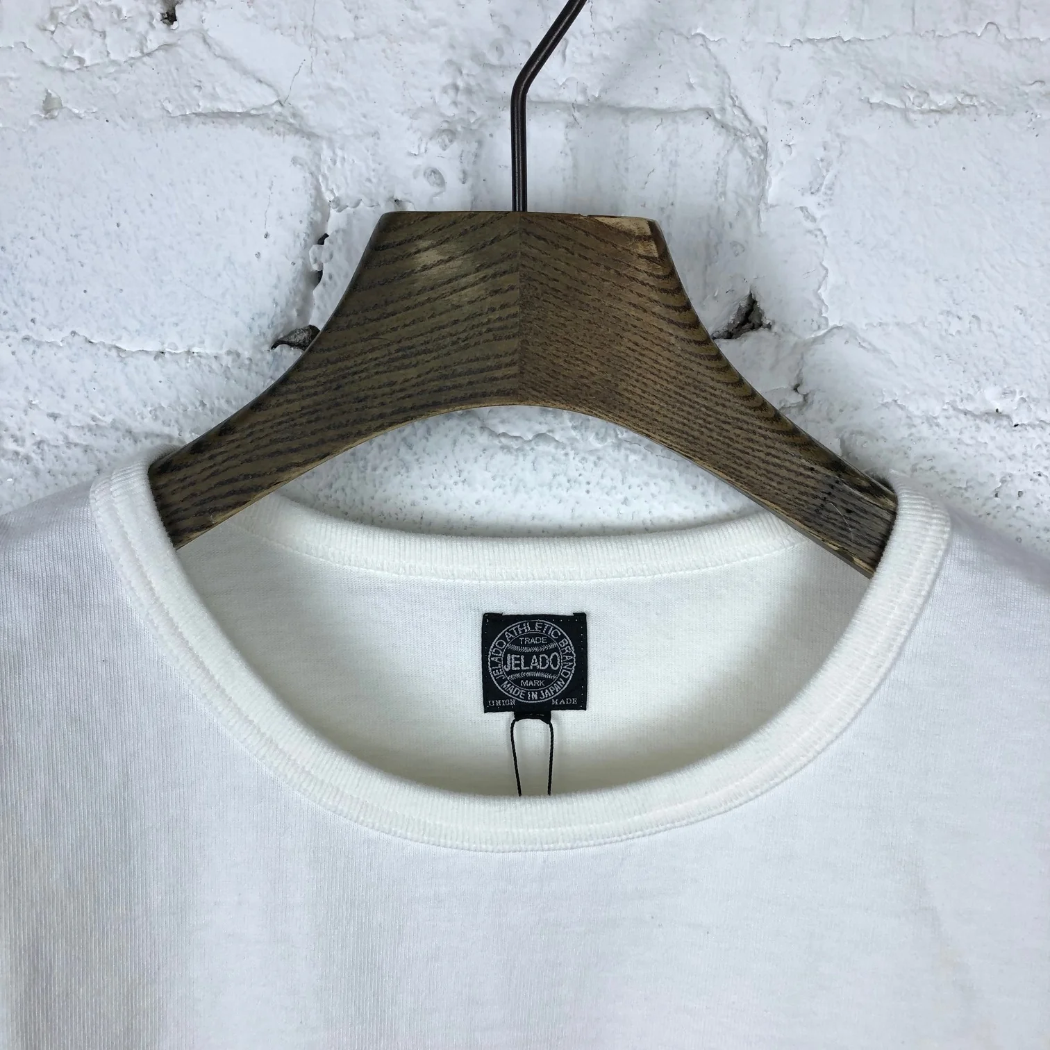 jelado | heavyweight loopwheel pocket tee white - Image 4