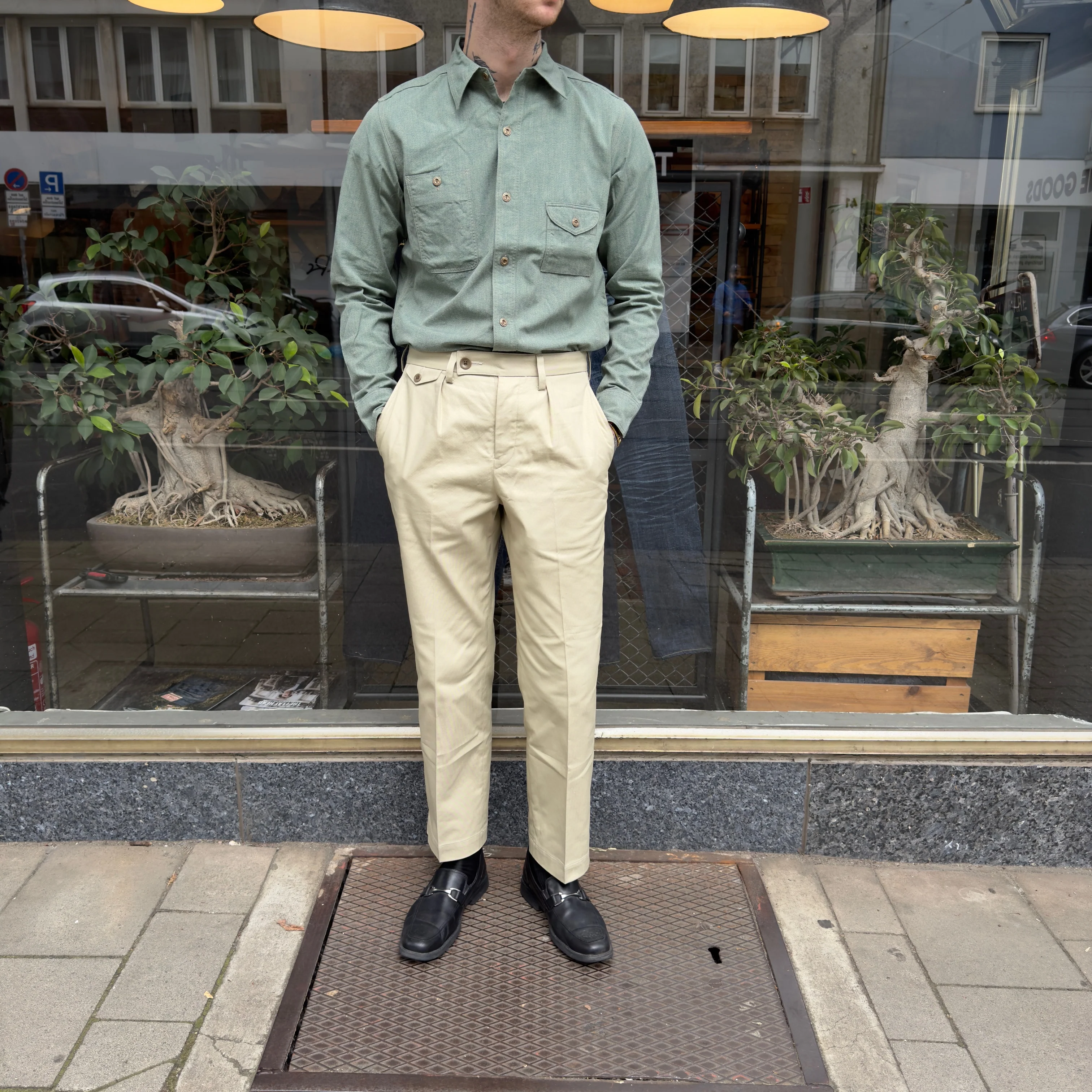 jelado | jp01109 smoker shirt flake green - Image 2