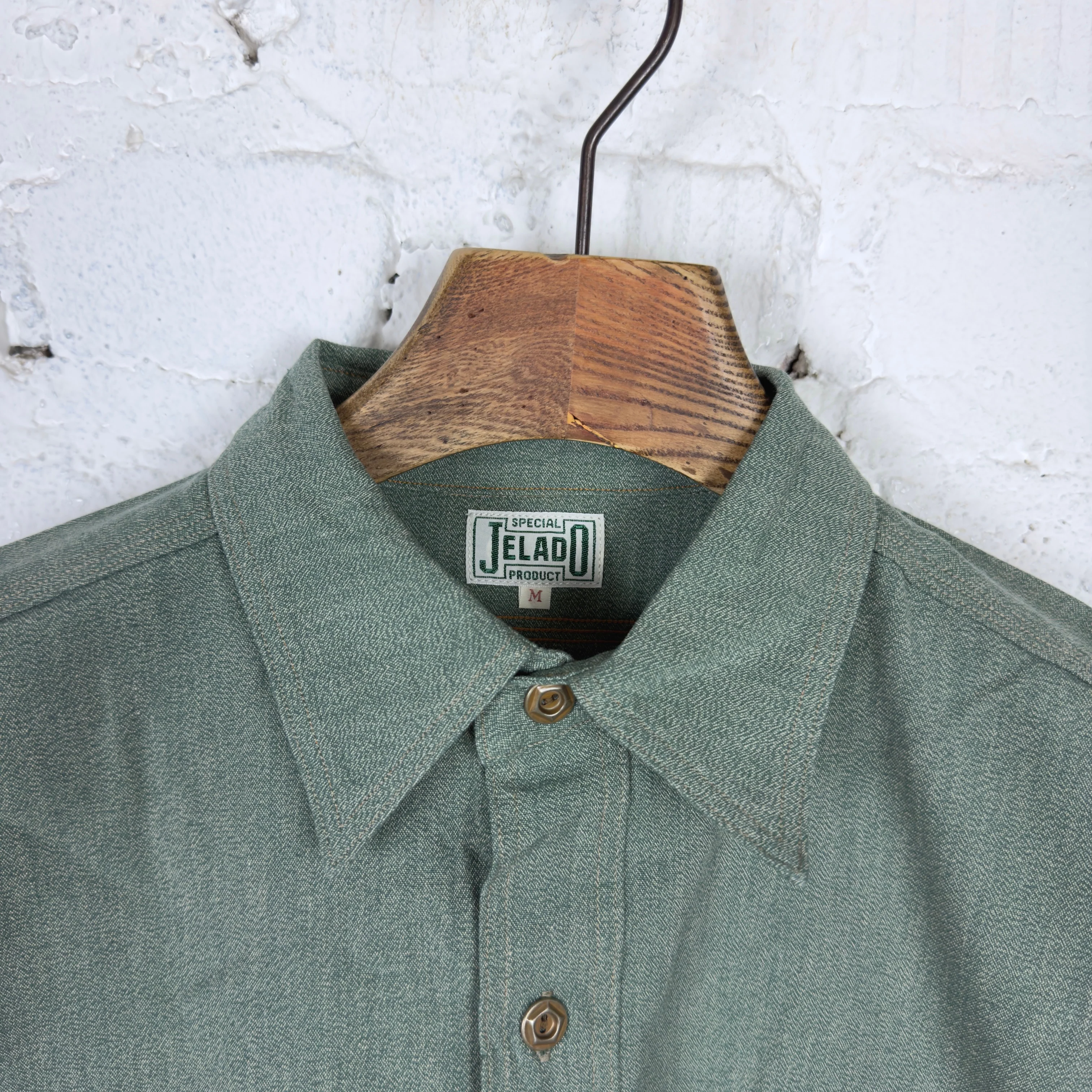 jelado | jp01109 smoker shirt flake green - Image 4