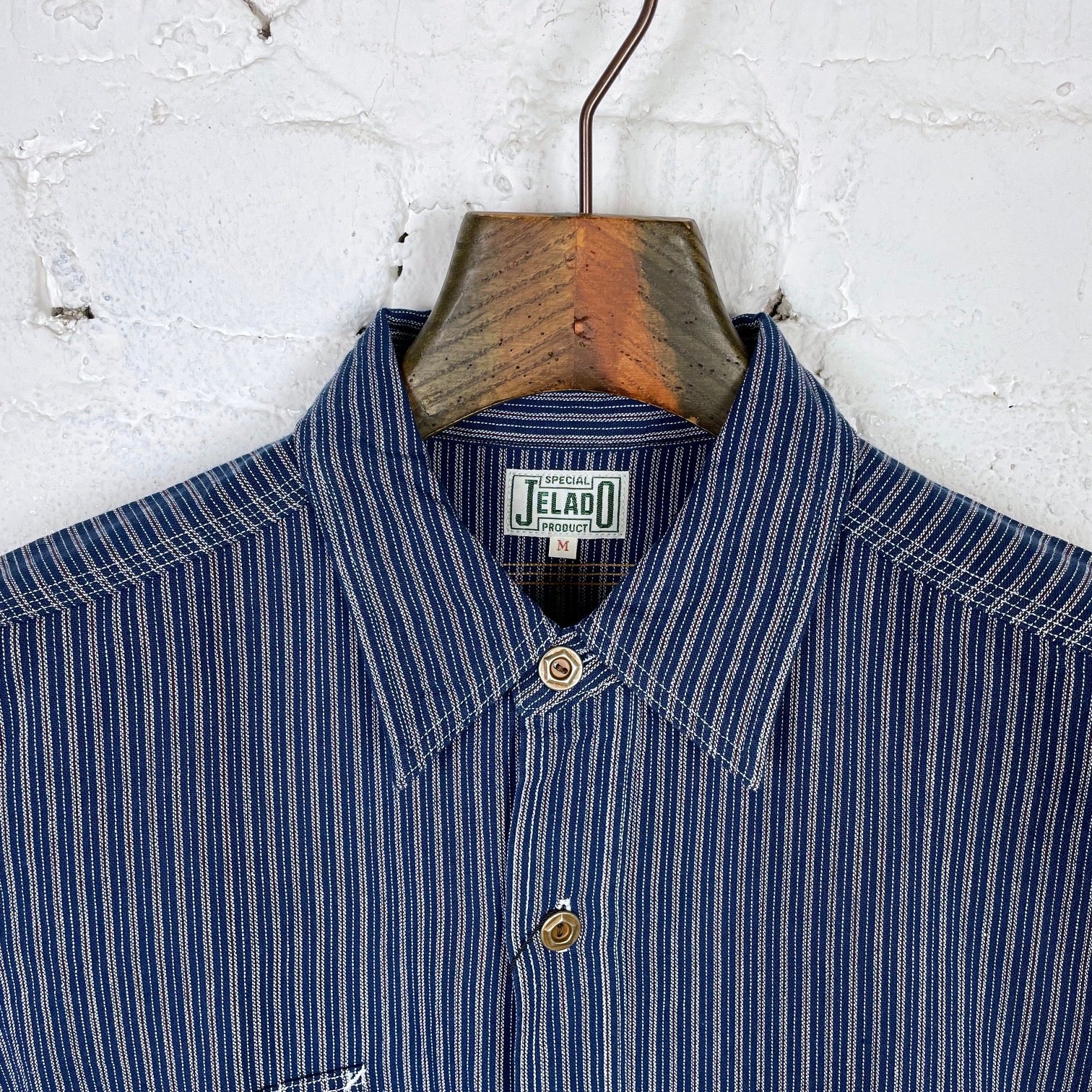jelado | smoker shirt indigo stripe - Image 4