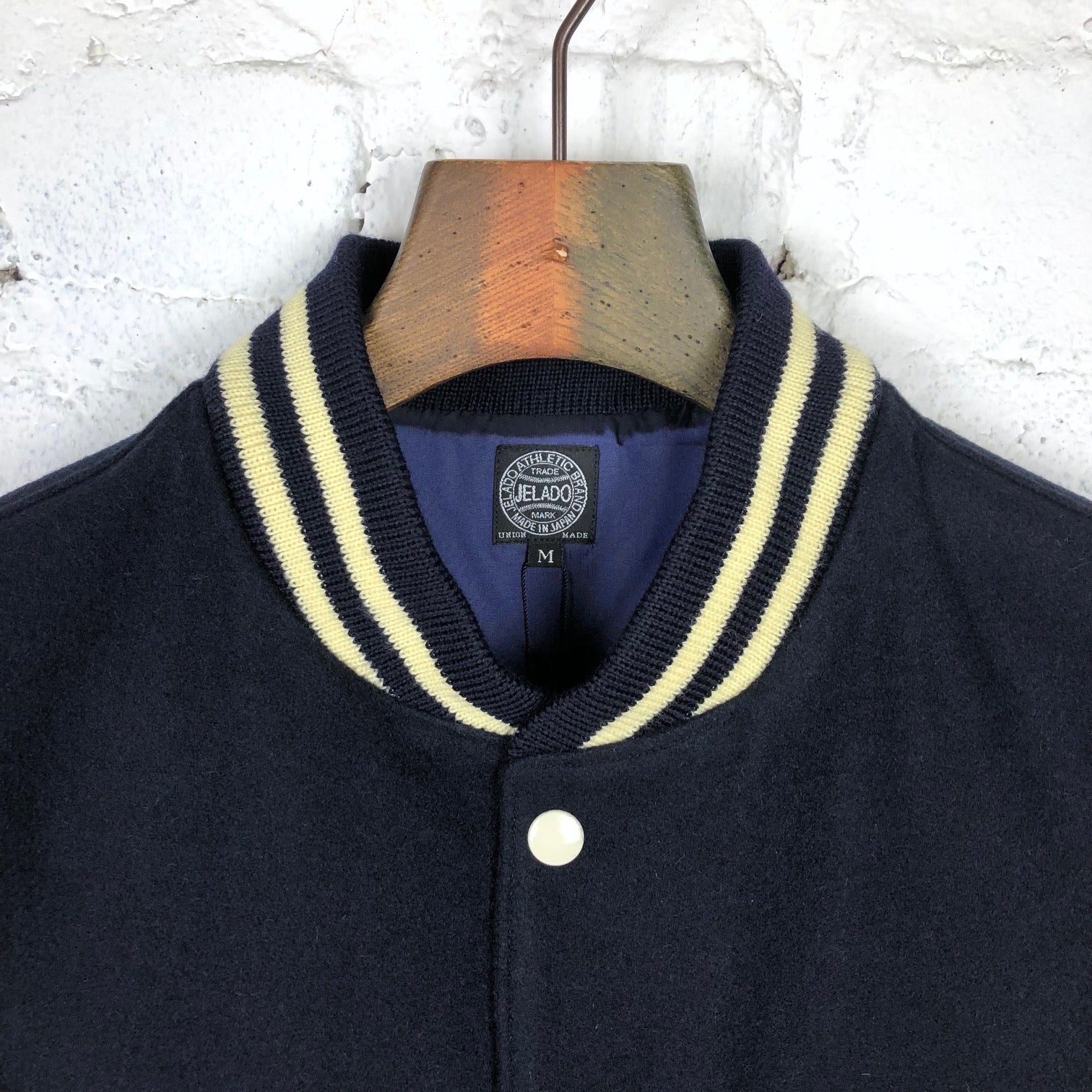 jelado | smoky joe plain deep navy x white cowhide - Image 4