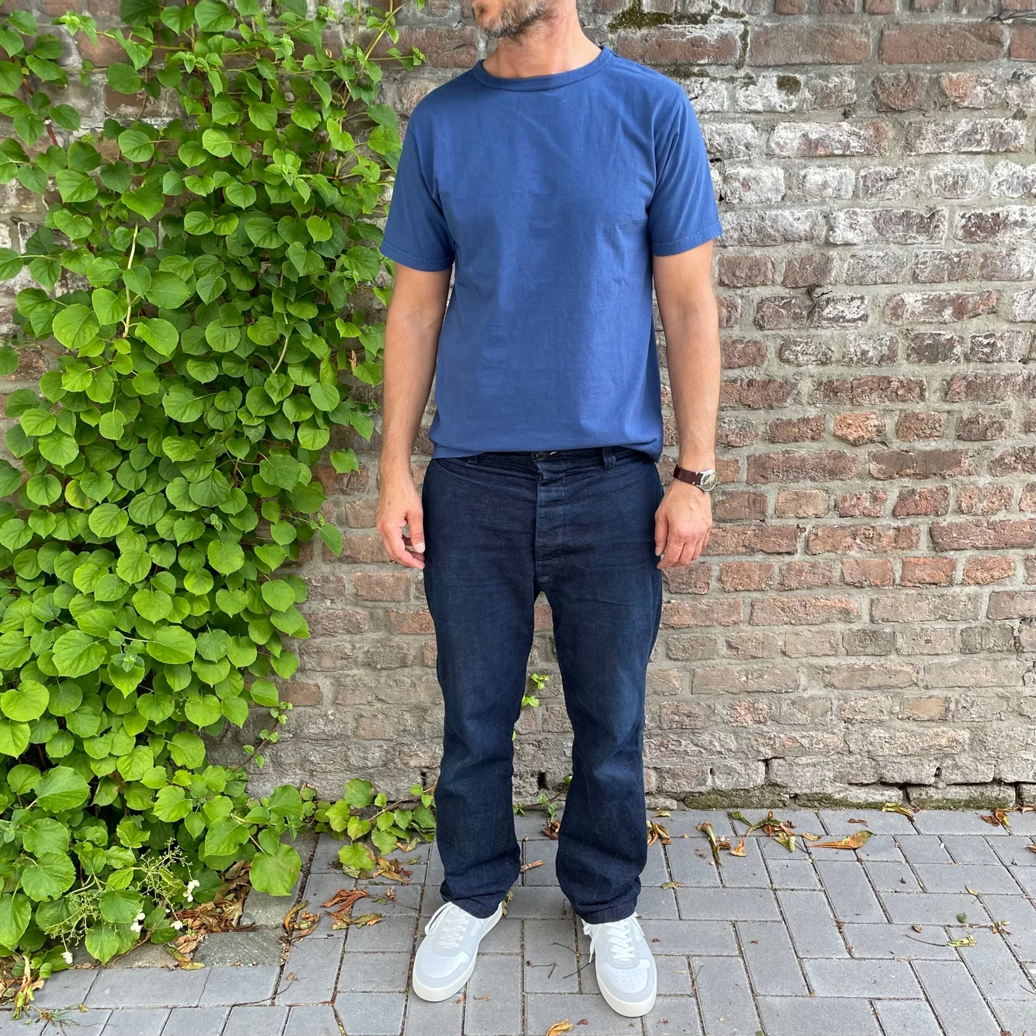 jelado | vintage neck tee old blue - Image 3