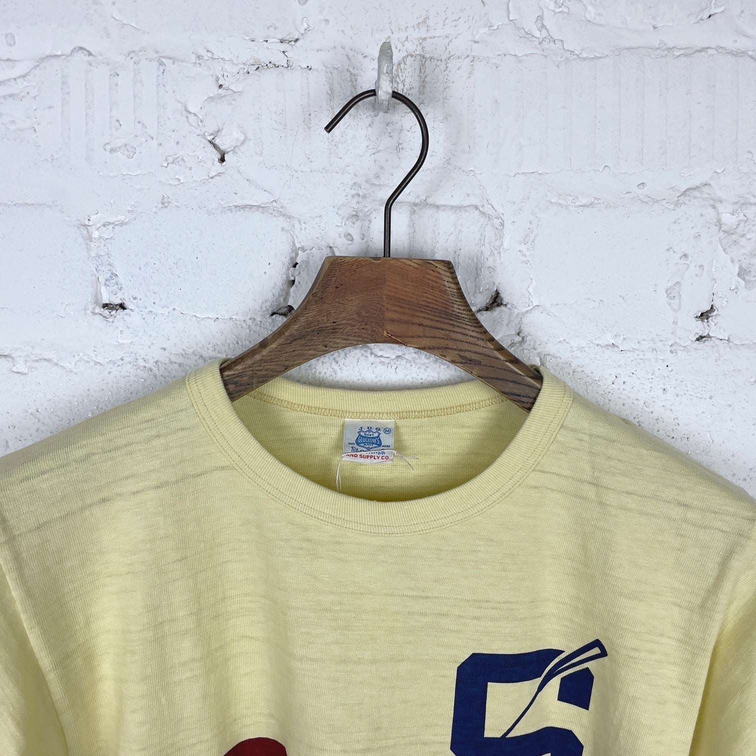 john gluckow by warehouse | jg-cs06 rowing t-shirt yellow - Image 2