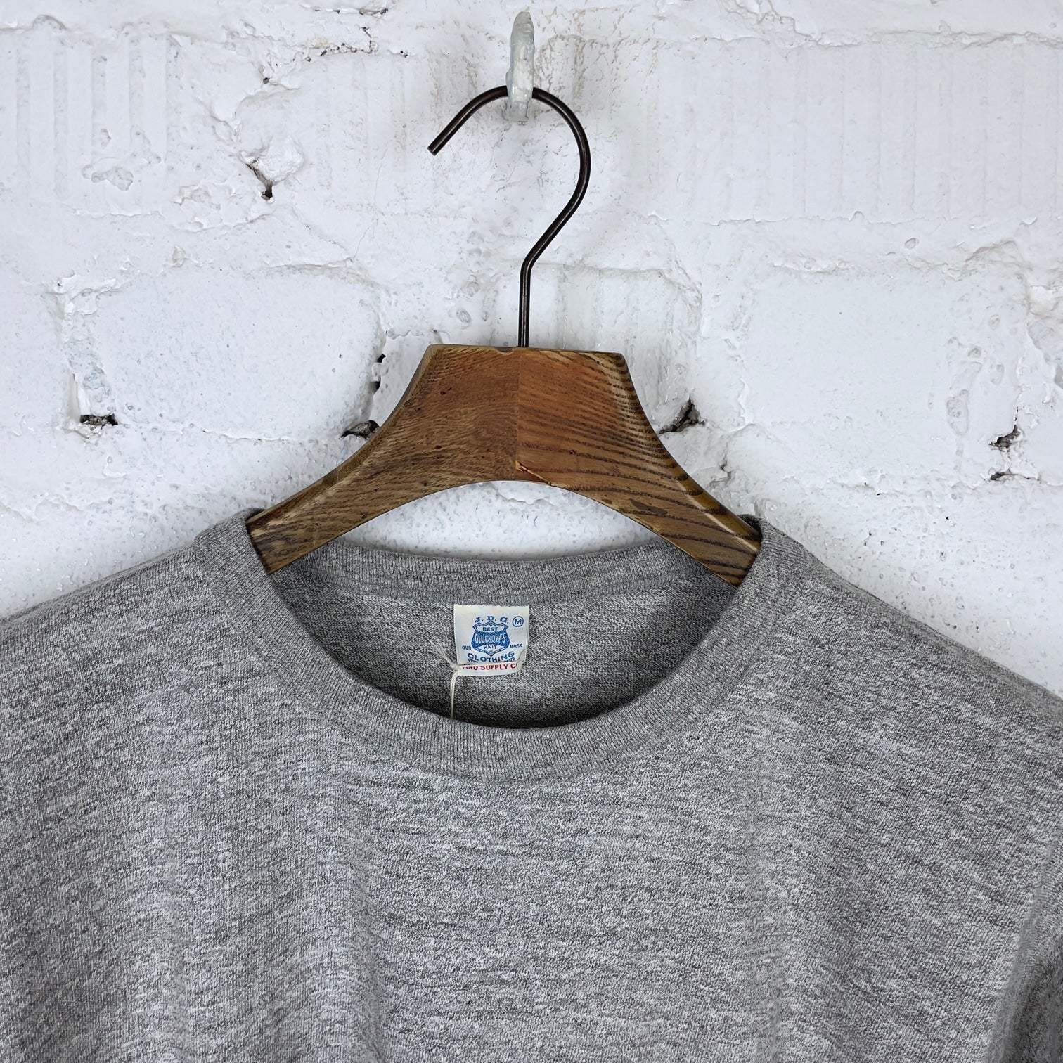 john gluckow by warehouse | jg-cs06 standard t-shirt heather grey - Image 4