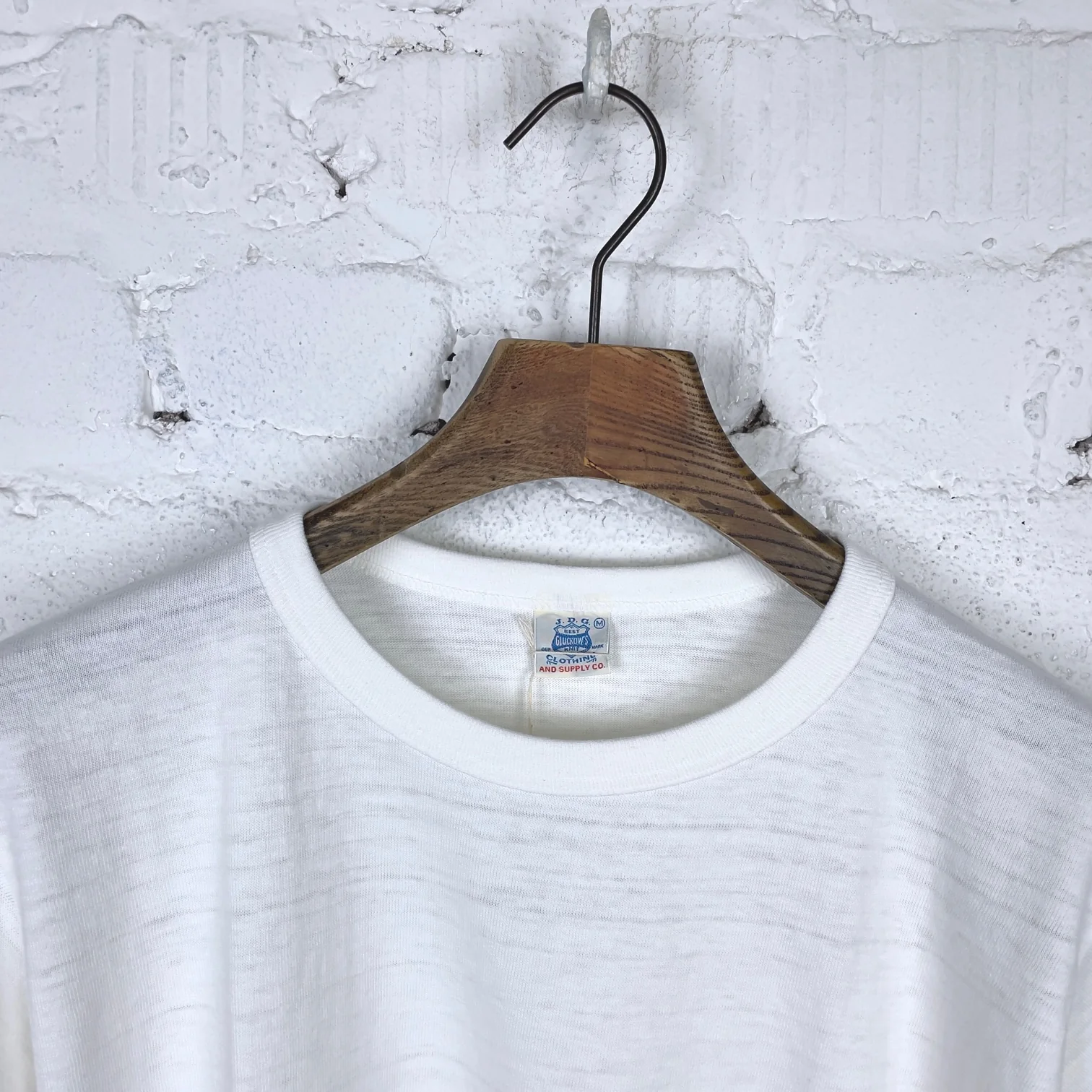 john gluckow by warehouse | jg-cs06 standard t-shirt off-white - Image 4