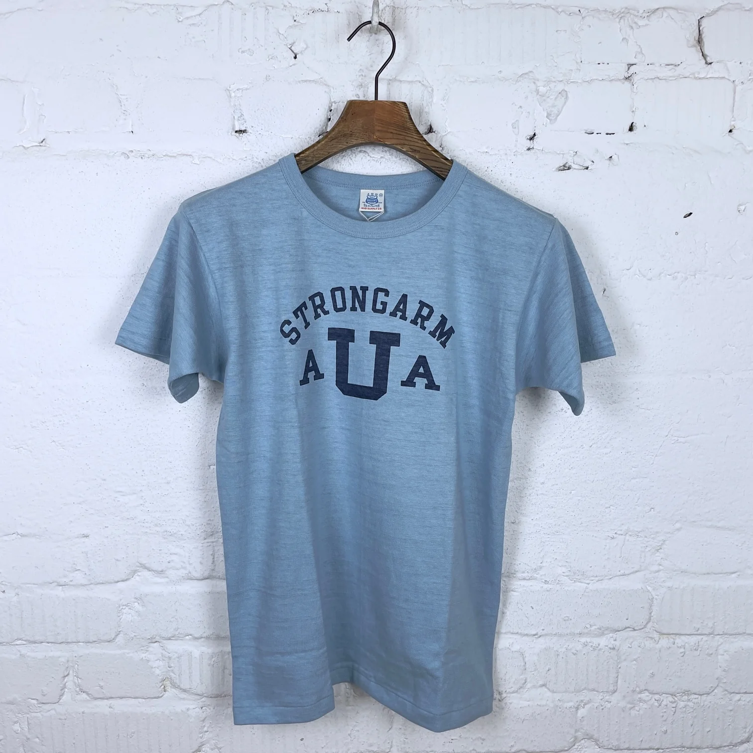 john gluckow by warehouse | jg-cs06 strongarm u athletic association t-shirt sax