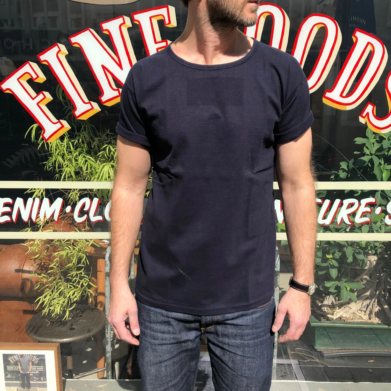 john gluckow | standard issue tee navy - Image 3