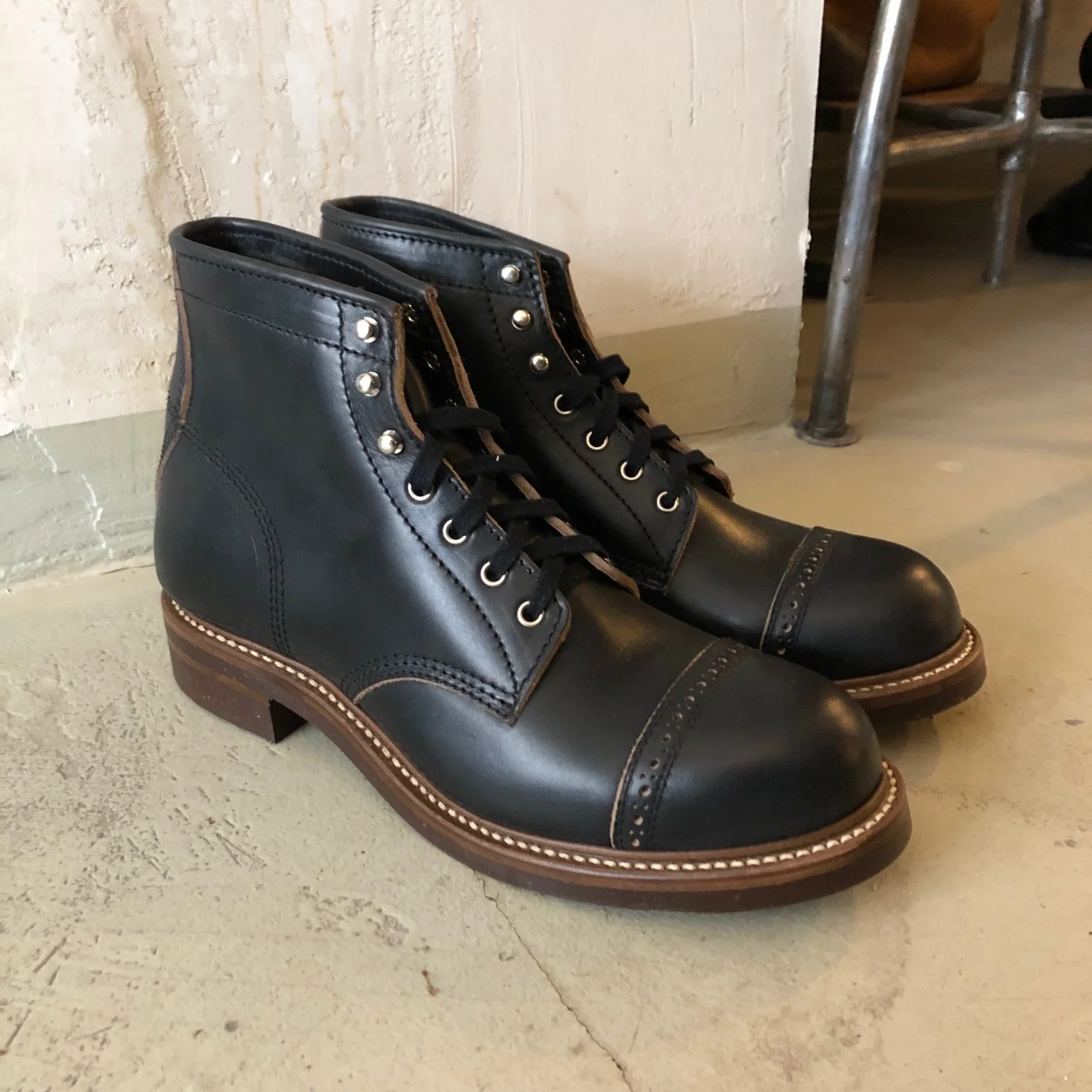 john lofgren | lk-014 combat boots - black cxl - Image 3