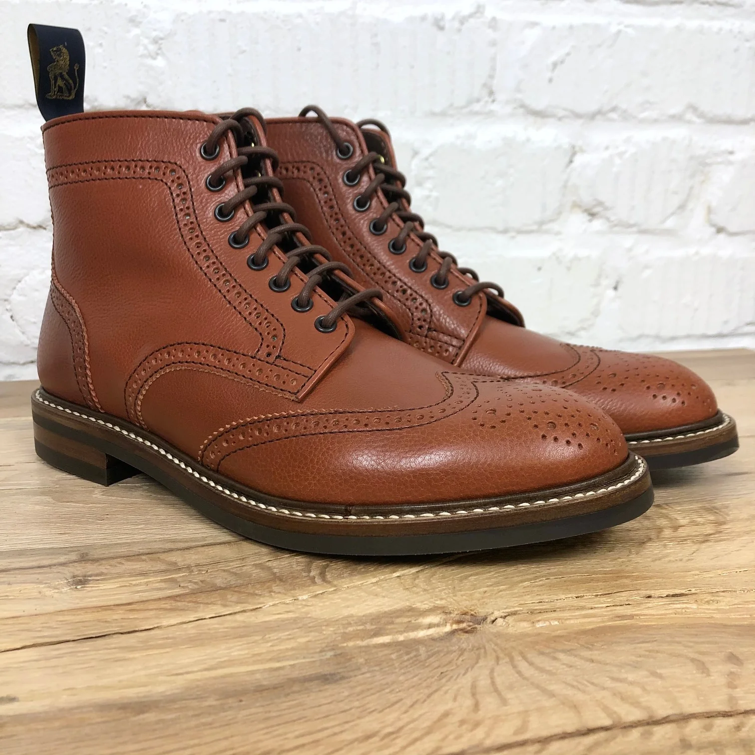 john lofgren | glover brogues vecchetta 800 camel - Image 3
